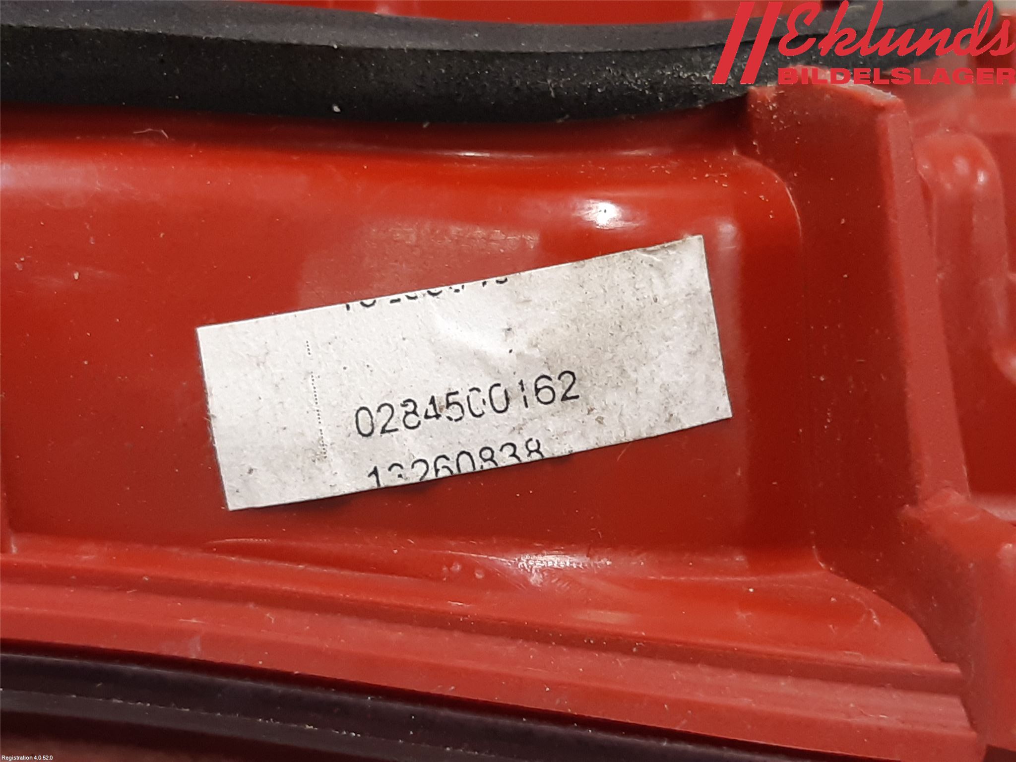 Opel MERIVA B 10-17 Bakljus Lucka Vä