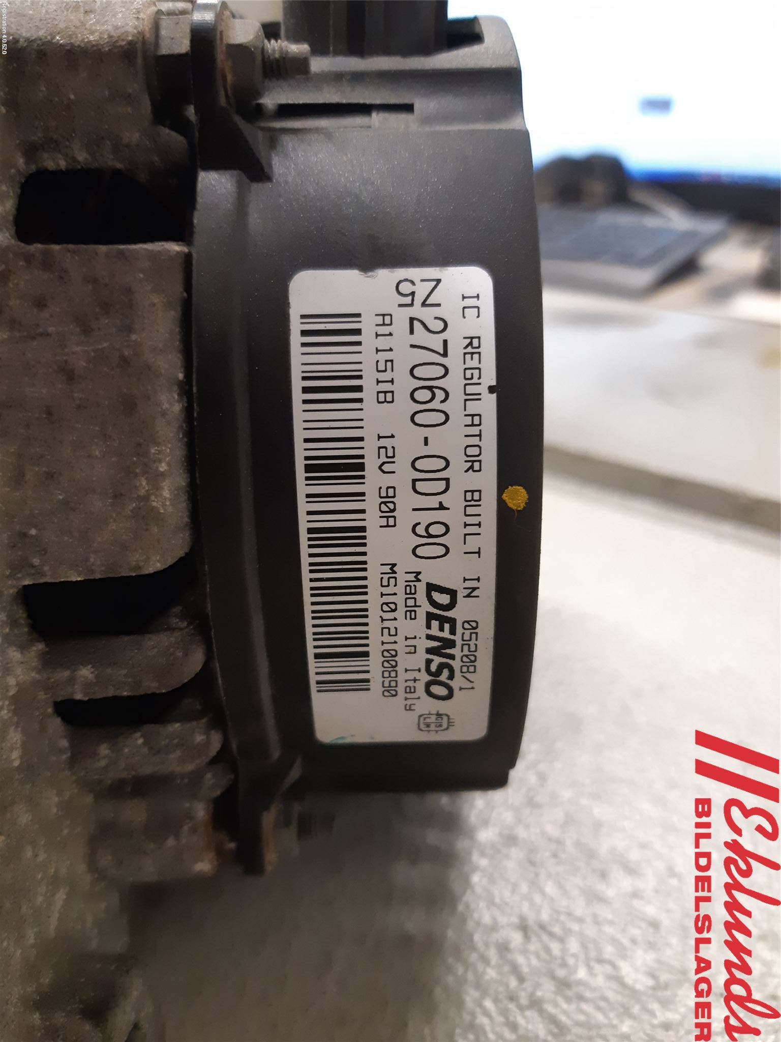 Toyota COROLLA VERSO 08-09 Generator