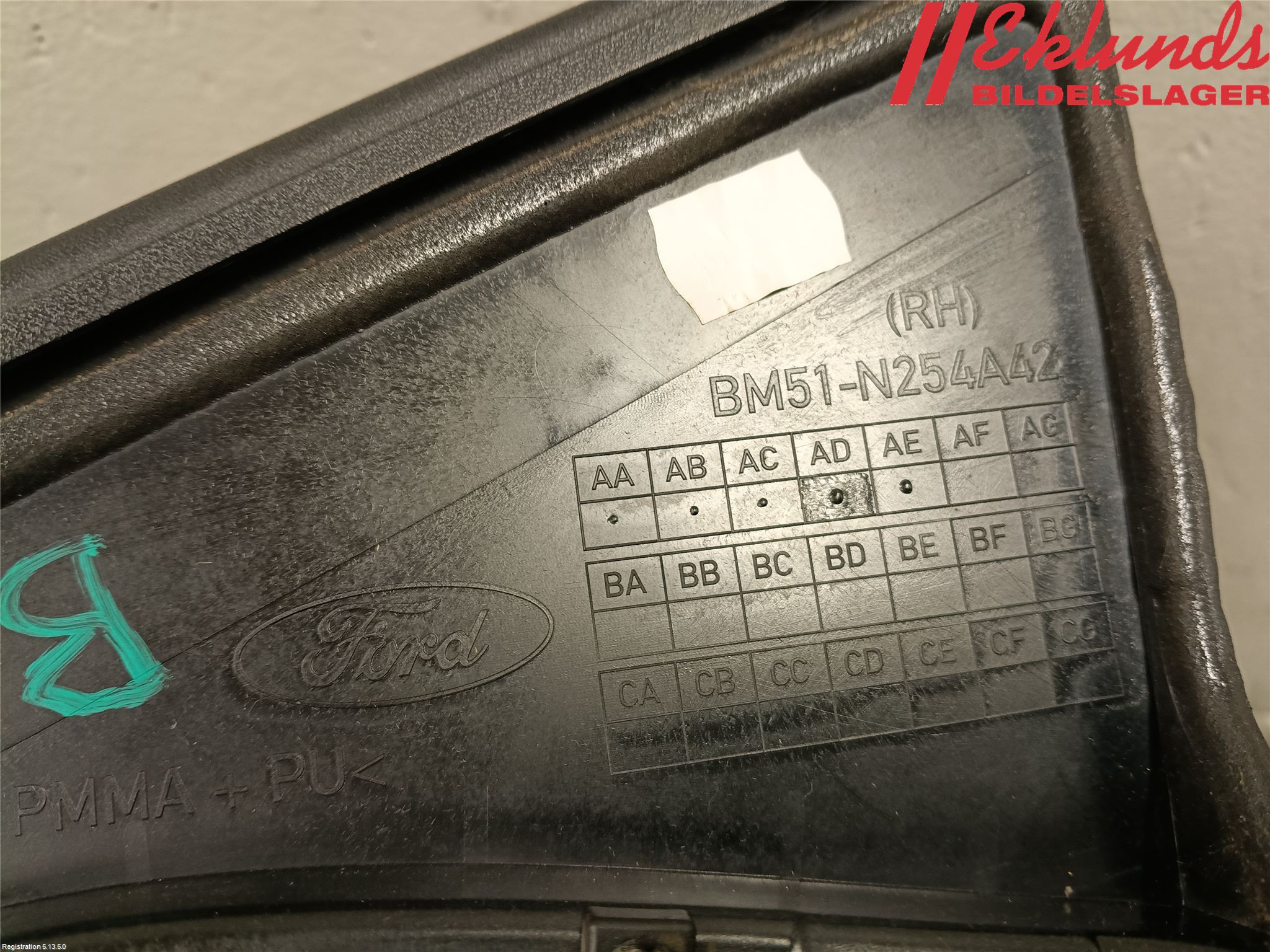 Ford FOCUS 15-18 Dörr Dekorlist Bak Hö