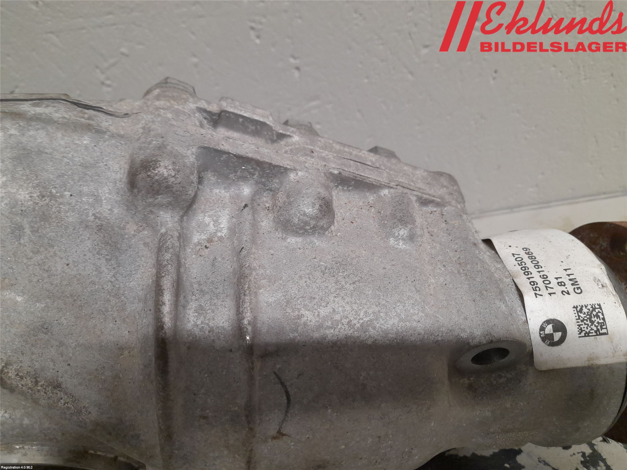 BMW 3 F30/F31/F80 12-19 Framvagn Diffrential