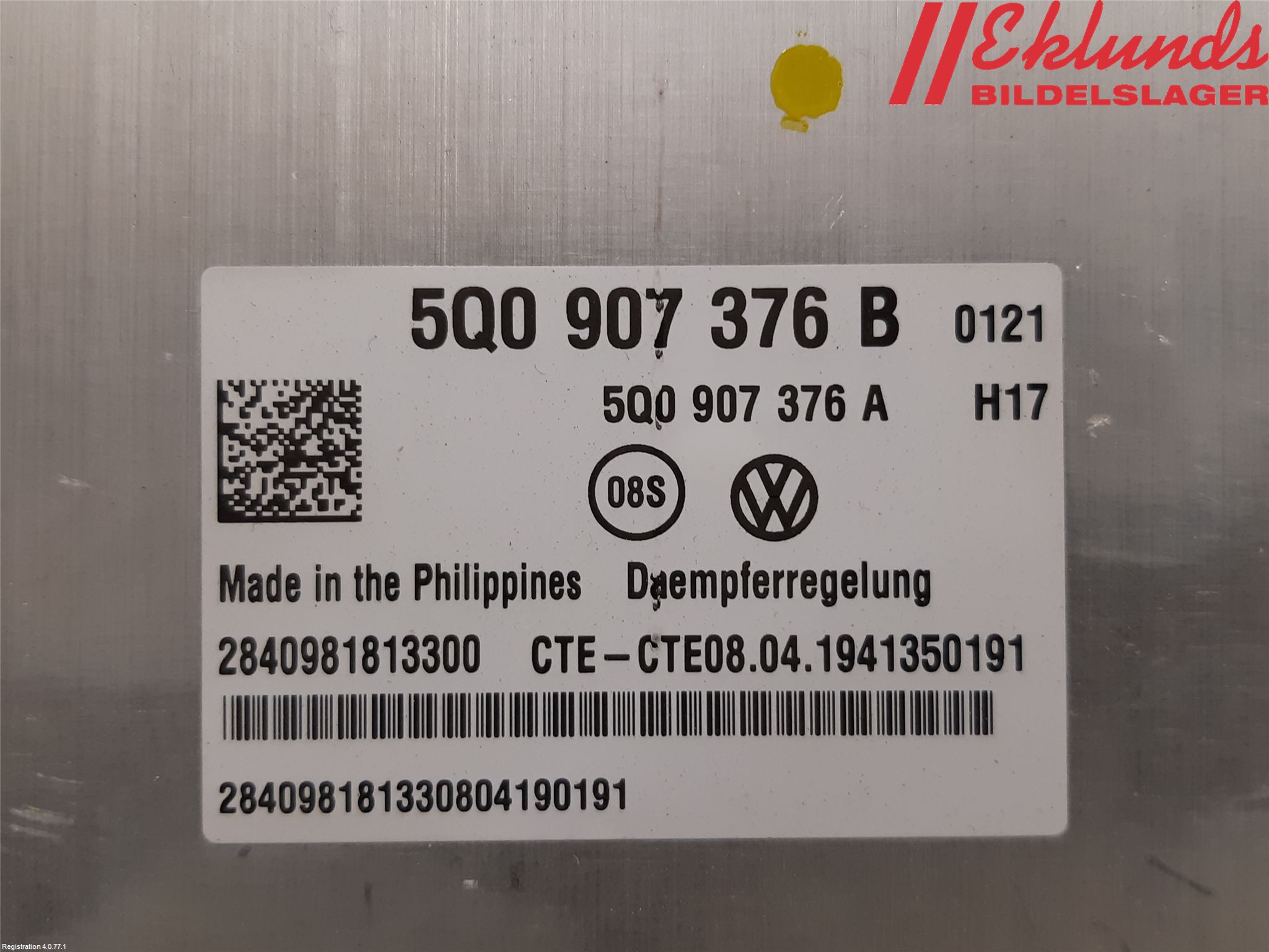 Volkswagen VW TIGUAN 16-24 Styrenhet Fjädring