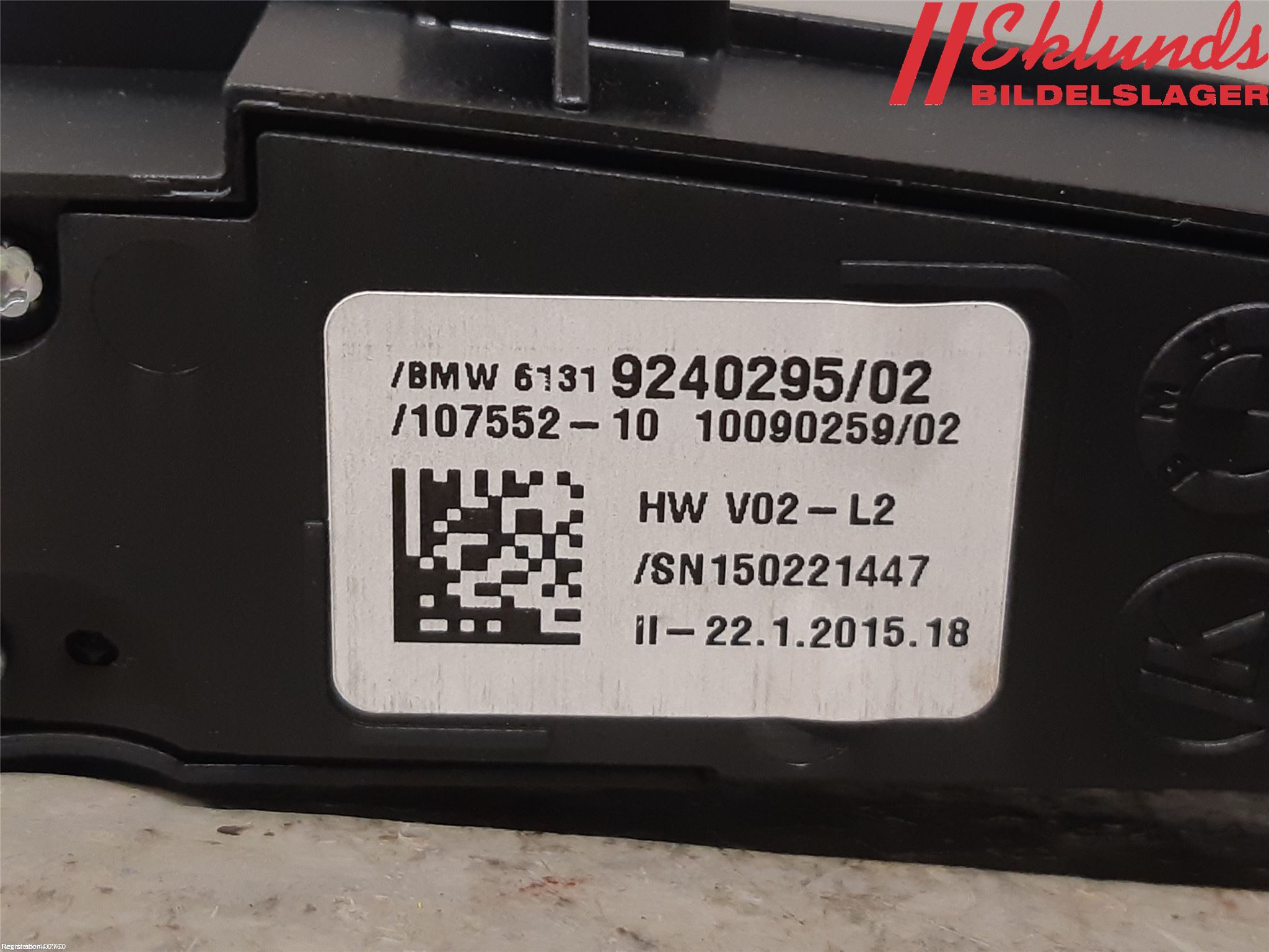 BMW X4 F26 14-18 Strömställare Multifunktion