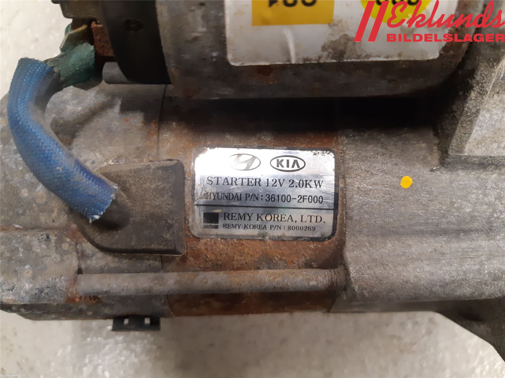 Hyundai SANTA FE  06-12 Startmotor Diesel