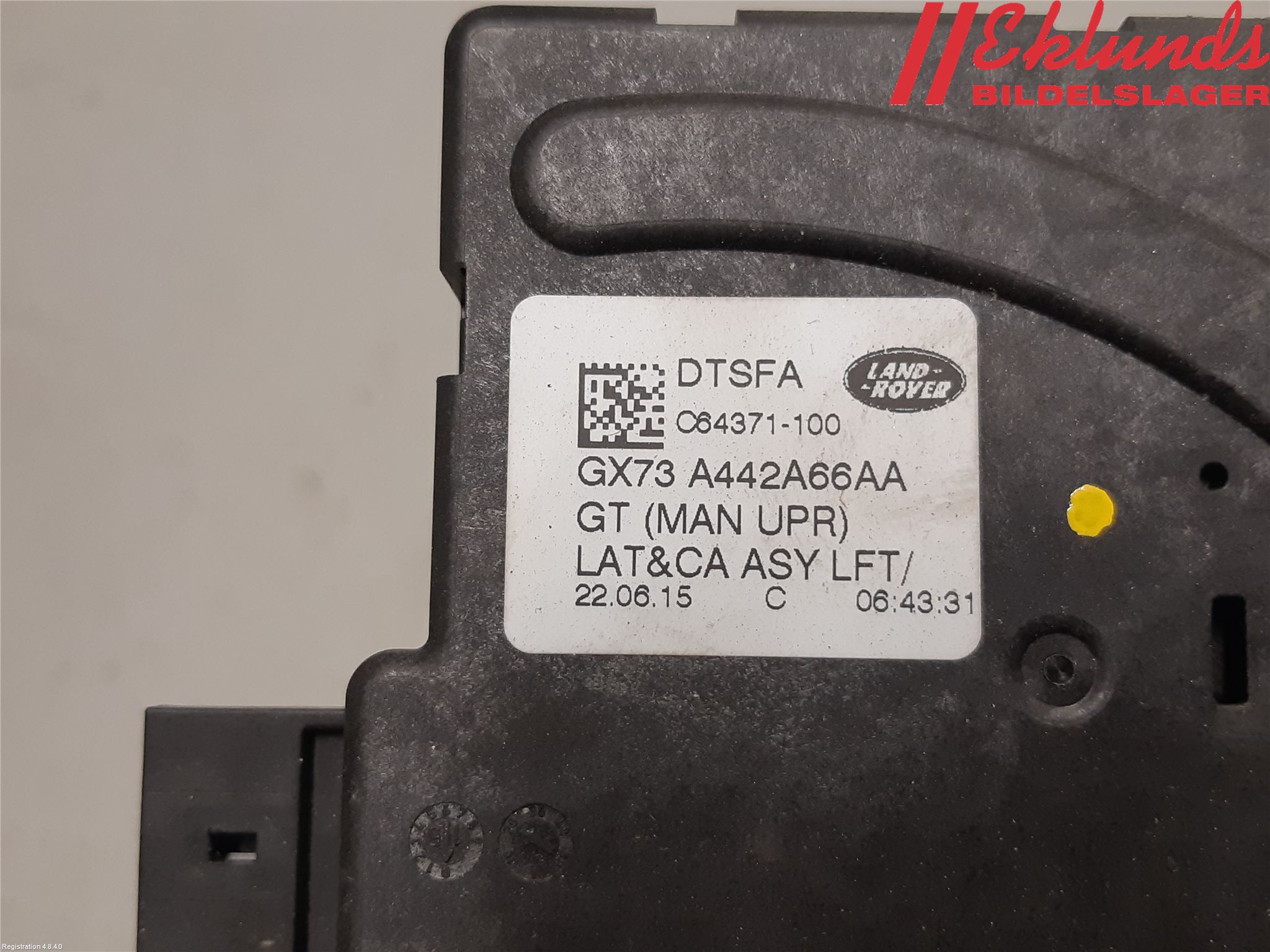 Jaguar XE (X760) 15-24 Låskista Baklucka