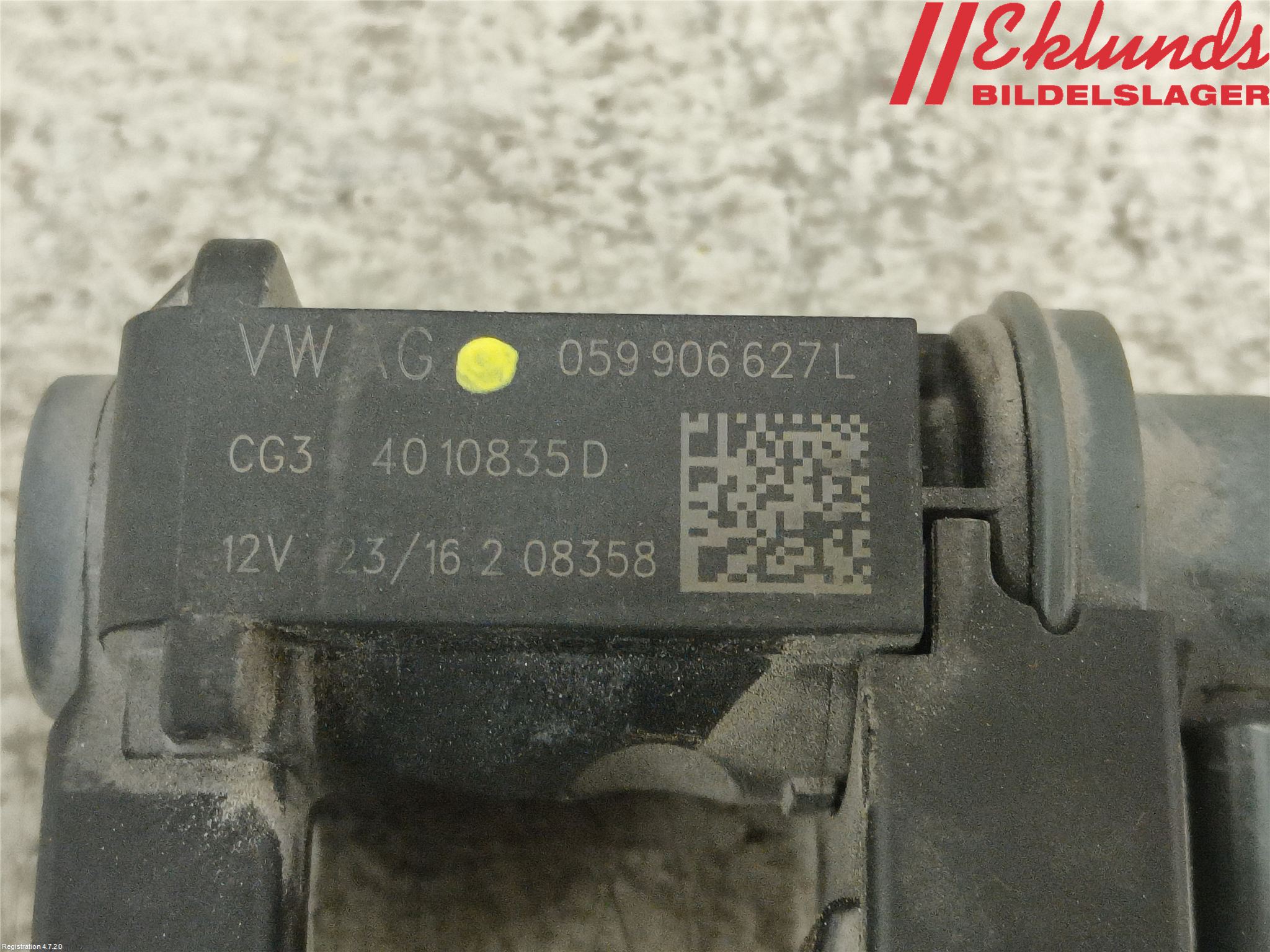 Audi A4/S4 B9 16-19 Vakuumventil