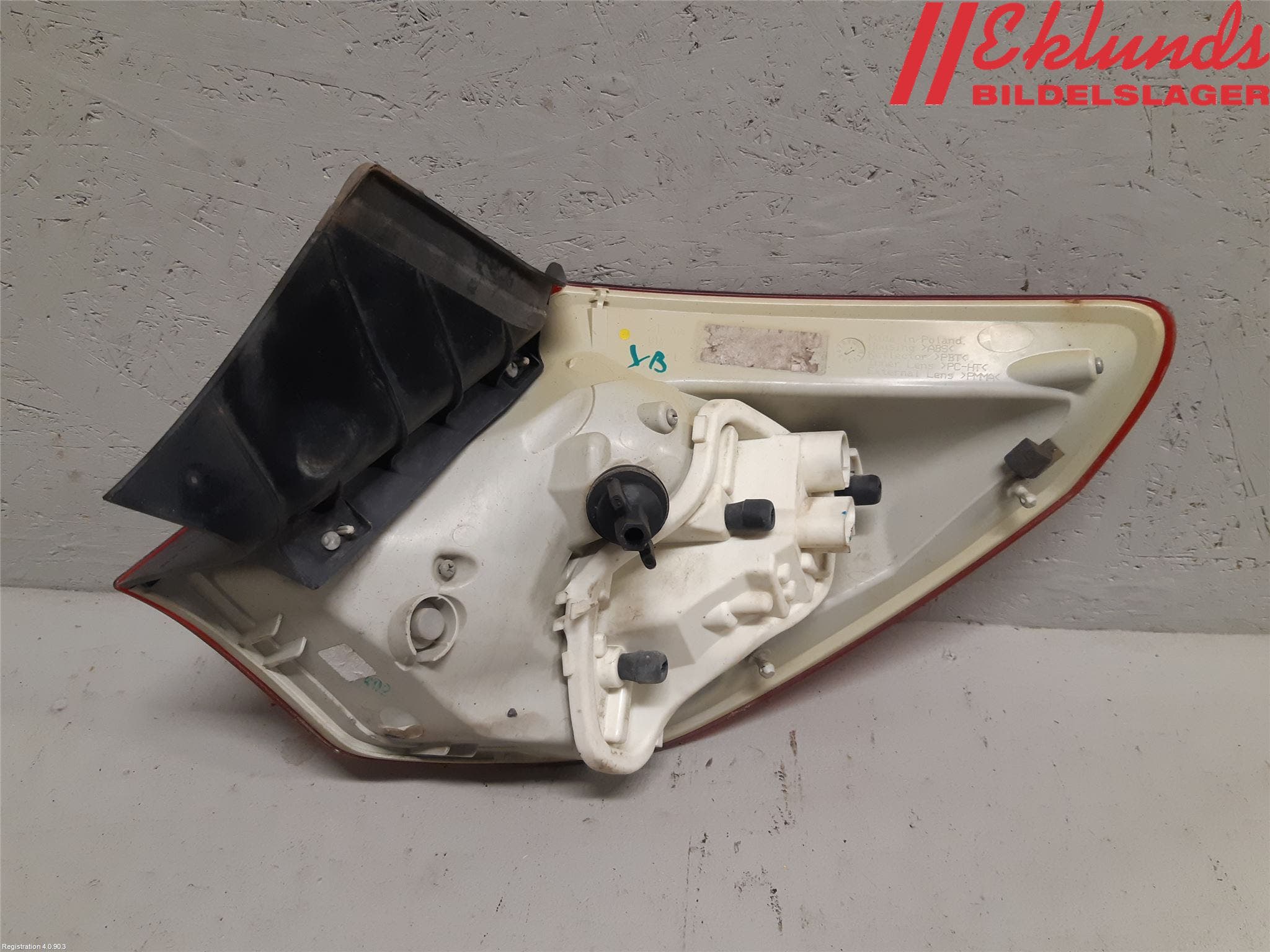 Opel ASTRA J 10-15 Bakljus Vänster