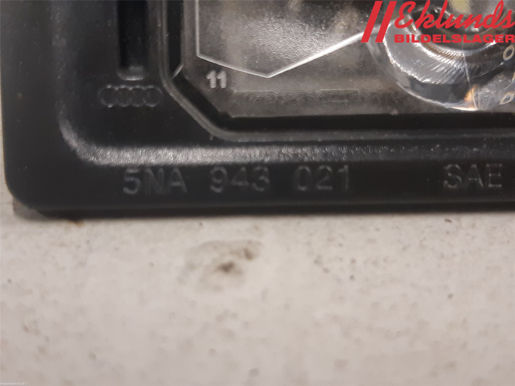 Volkswagen VW PASSAT 15-19 Skylt Belysning