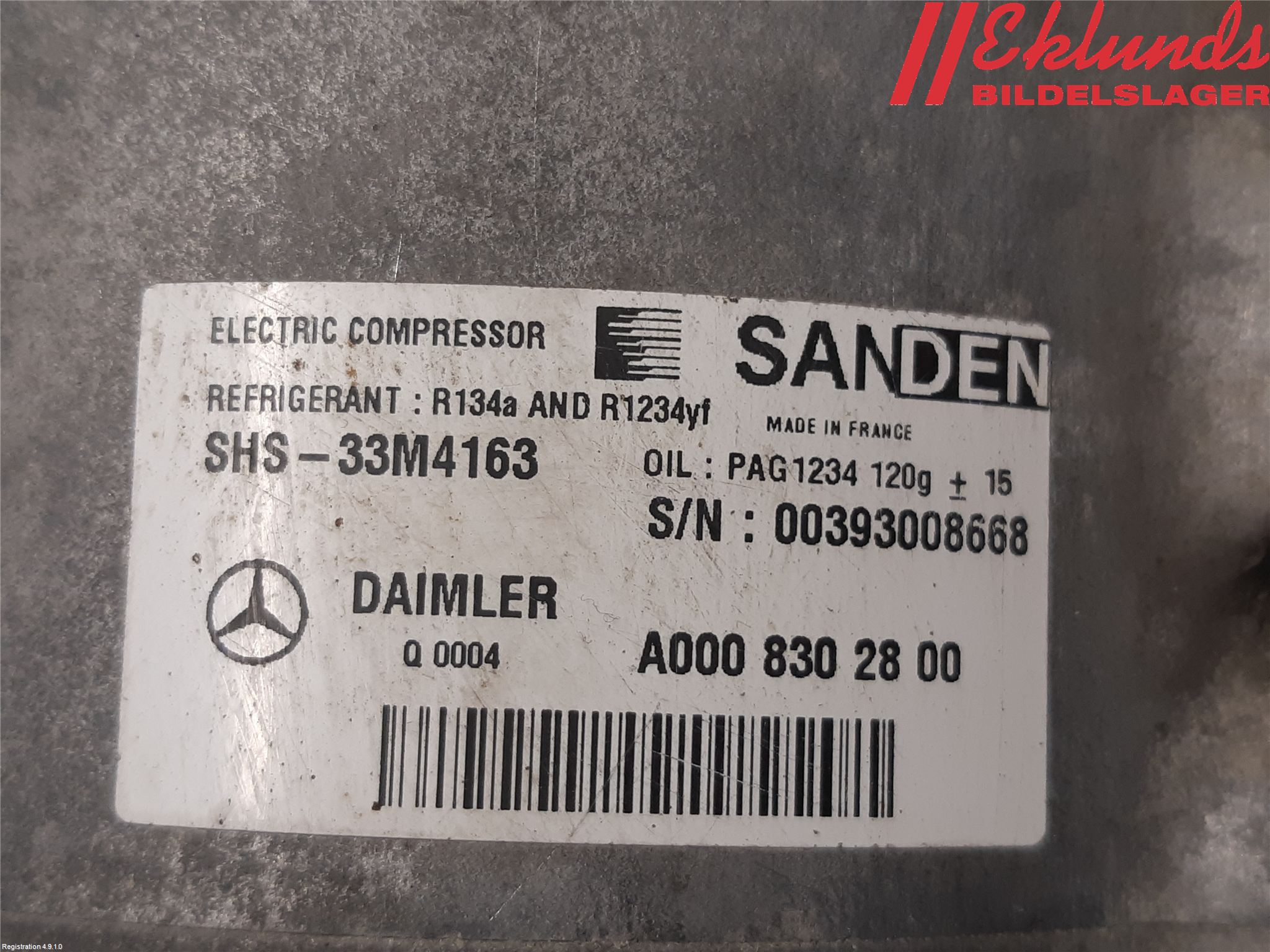 Mercedes-Benz MB C-KLASS (W205) 14-21 Ac Kompressor