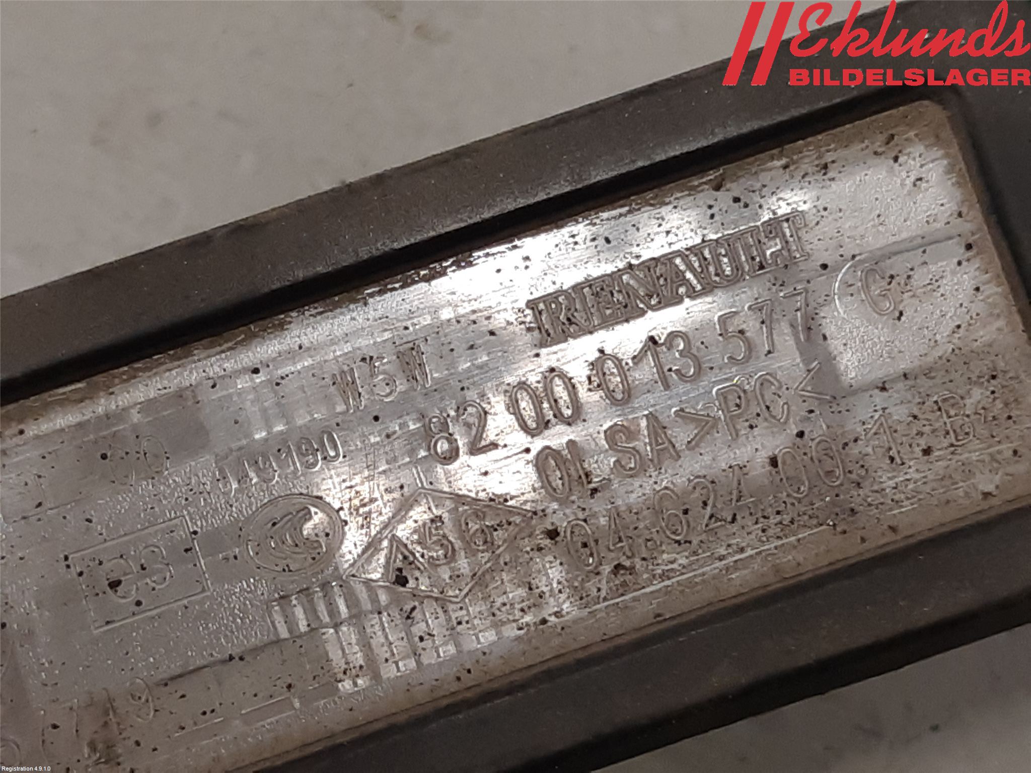 Renault ZOE/E-TECH 13- Skylt Belysning