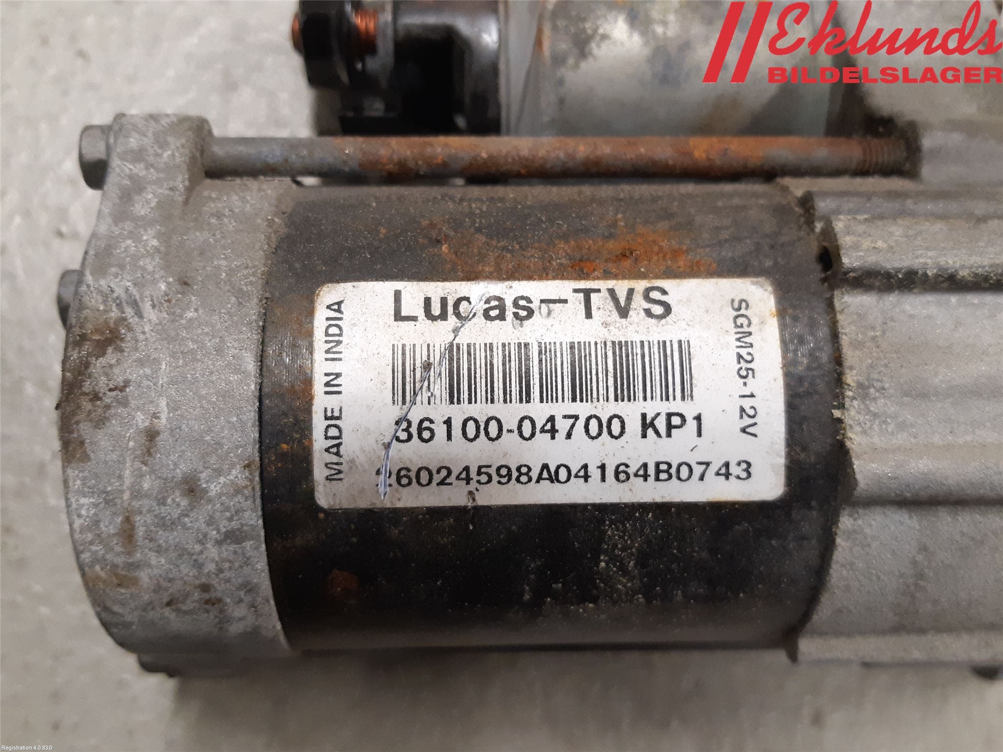 Hyundai i10 BA 14-16 Startmotor