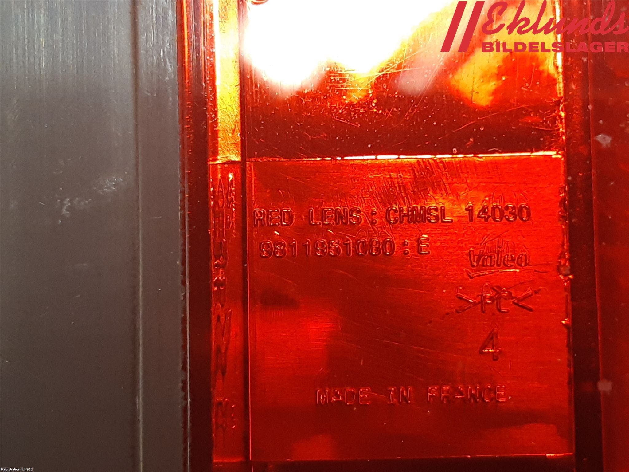 Citroen C5 AIRCROSS 19- Bromsljus Bakruta