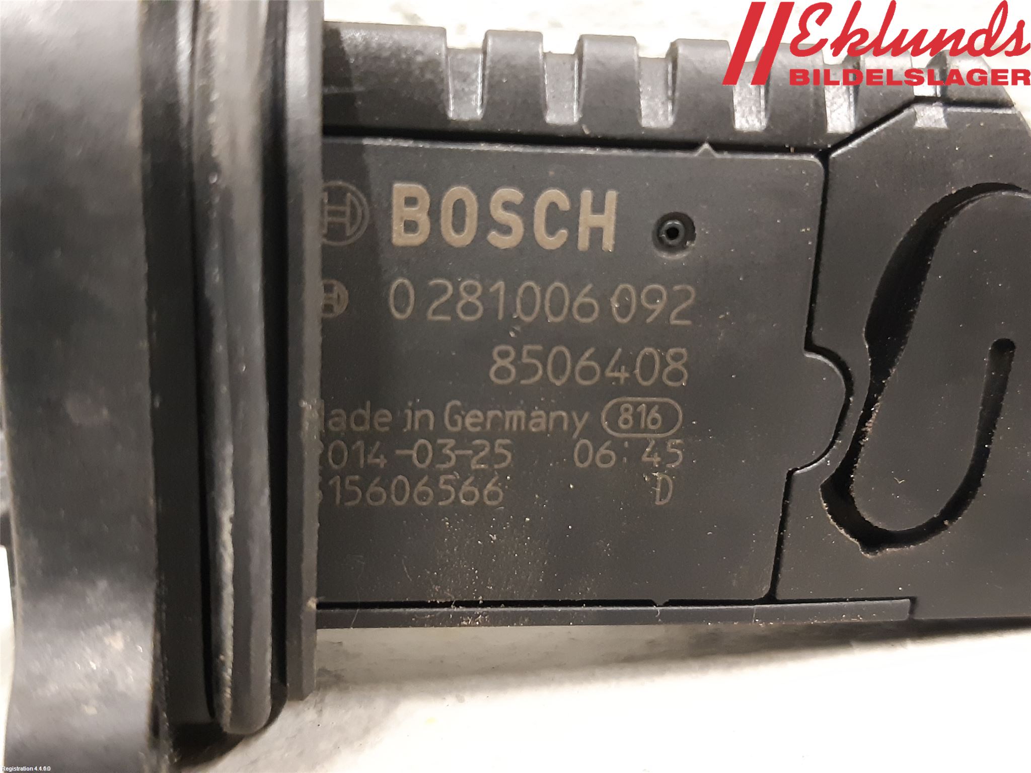 Toyota VERSO 09-18 Injluftmassamätare