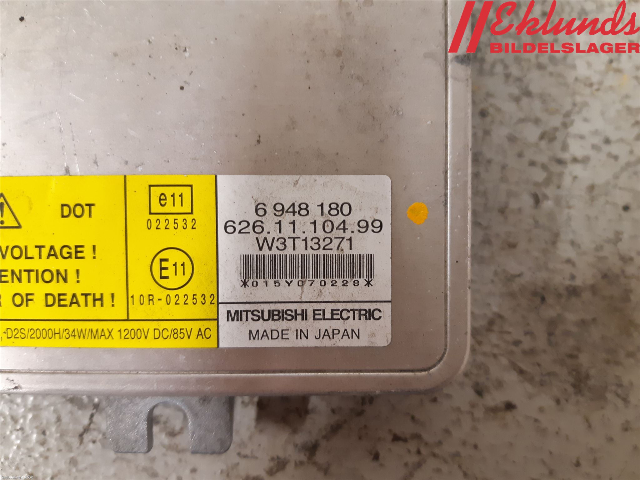 BMW 3 E90/91 SED/TOU 05-12 Styrenhet Strålkastare