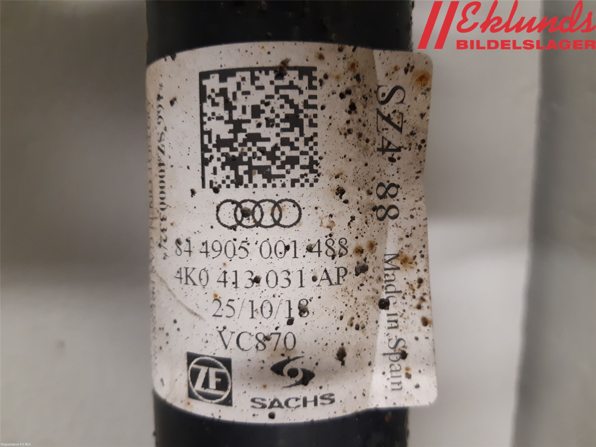 Audi A6 F2/C8 19- Fjäderben Fram Höger