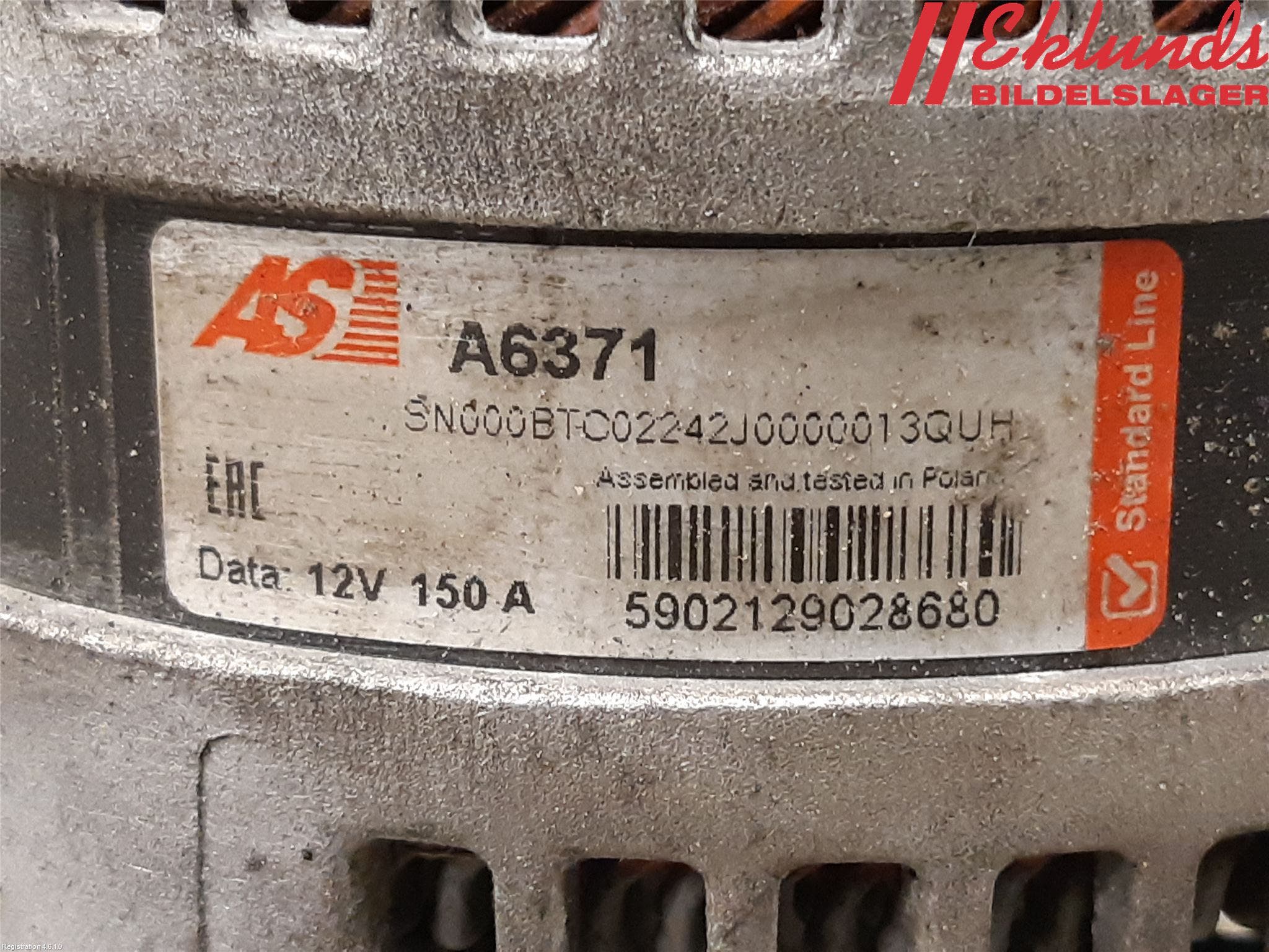 Toyota AVENSIS 09-15 Generator