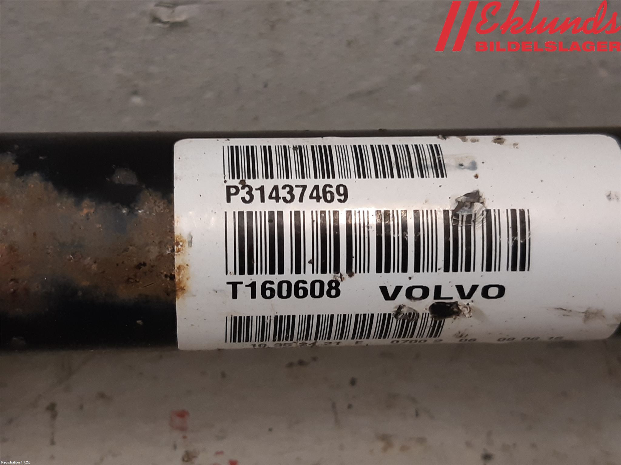 Volvo XC90/RECHARGE 16- Drivaxel Fram Höger