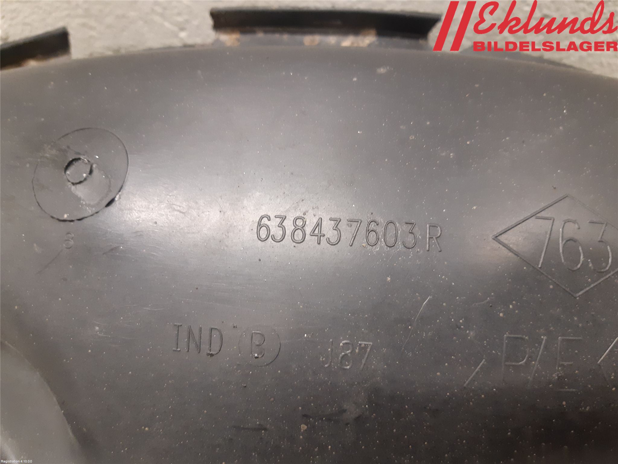 Renault CAPTUR 13-19 Skärm Inner