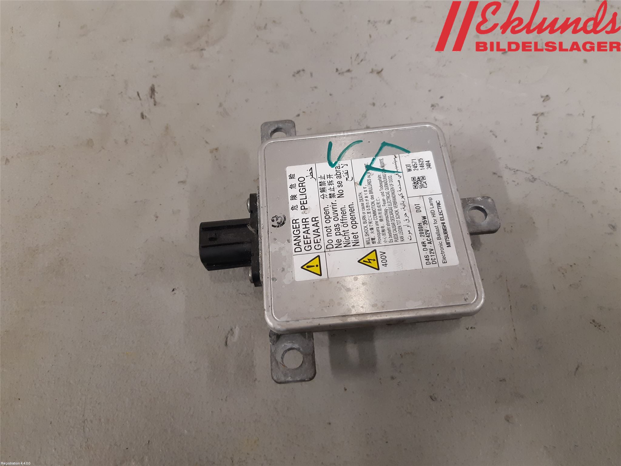 Mazda 3 III 14-19 Styrenhet Strålkastare