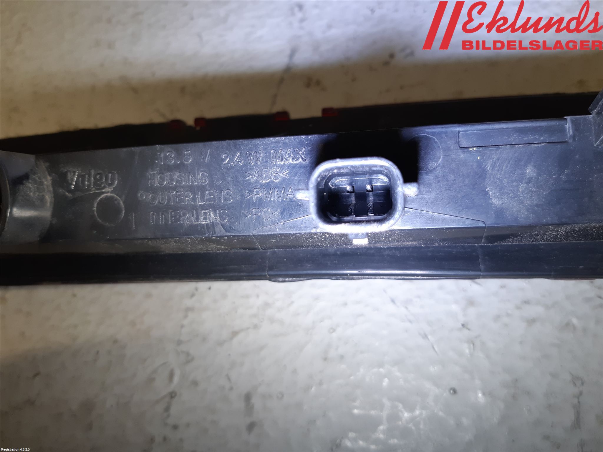 Renault CLIO IV 12-16 Bromsljus Bakruta