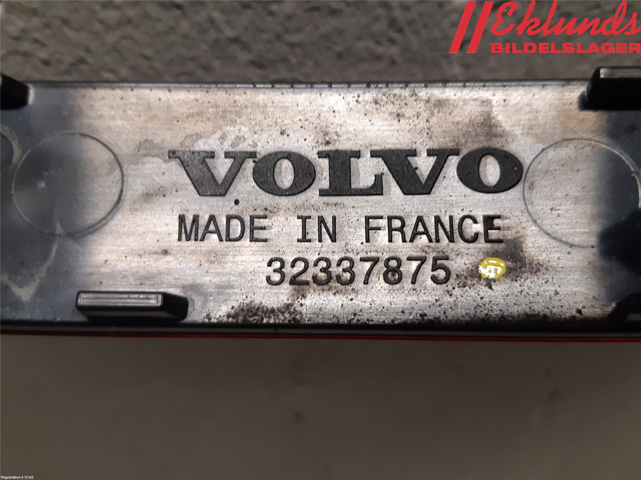 Volvo V60 19- Dimljus/Reflex Bak