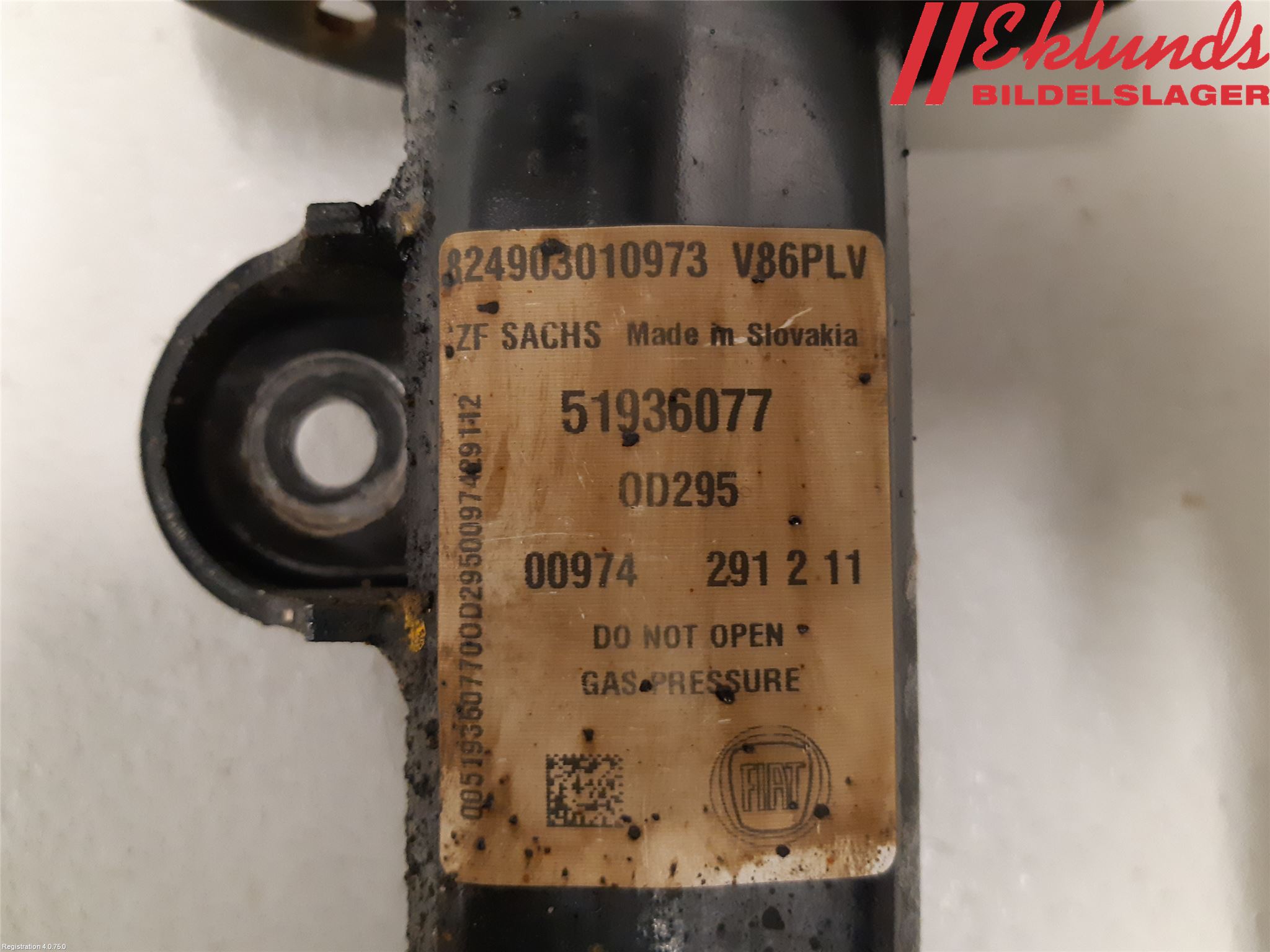 Fiat 500L 13-19 Fjäderben Fram Höger