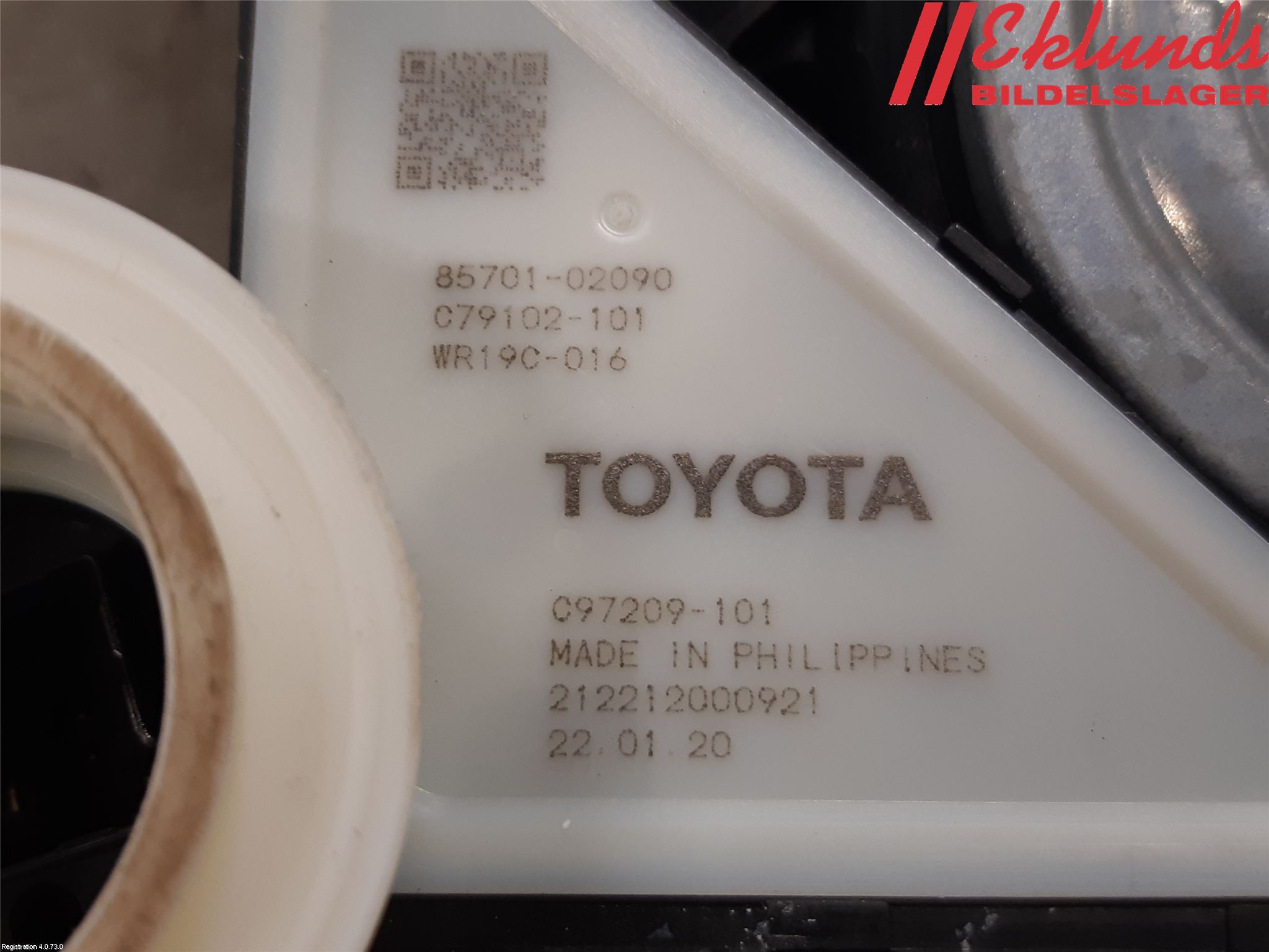 Toyota COROLLA 19- Fönsterhiss El Kompl