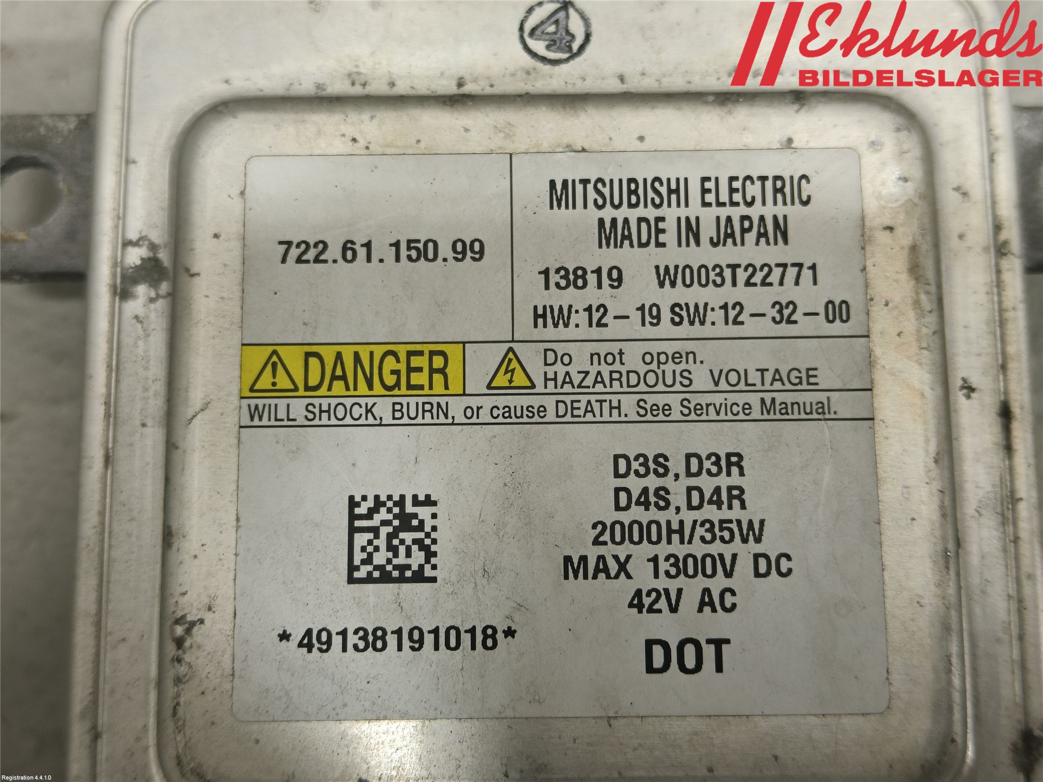 Volvo V40 12-19 Styrenhet Strålkastare