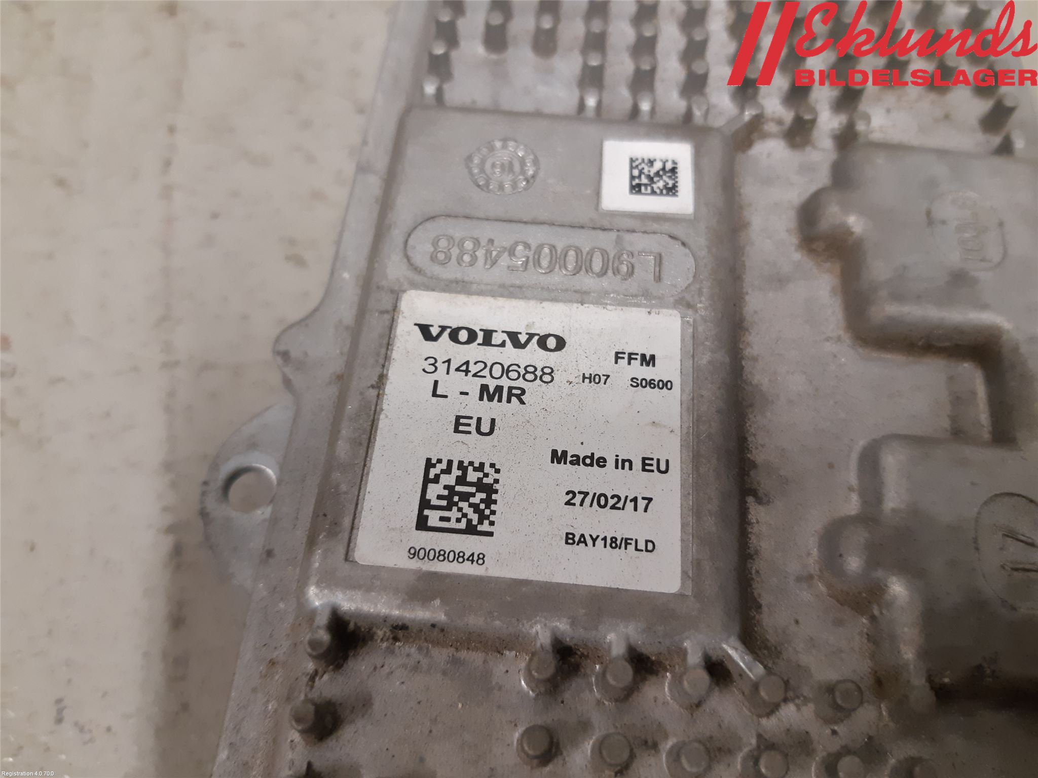 Volvo V90 17->> Styrenhet Strålkastare