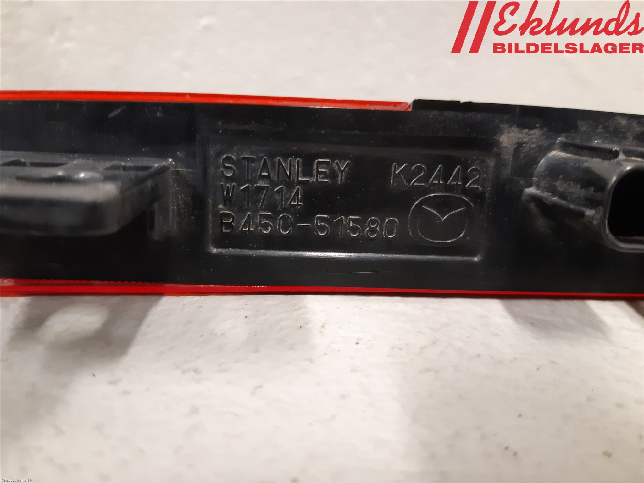 Mazda CX-3 Bromsljus Bakruta