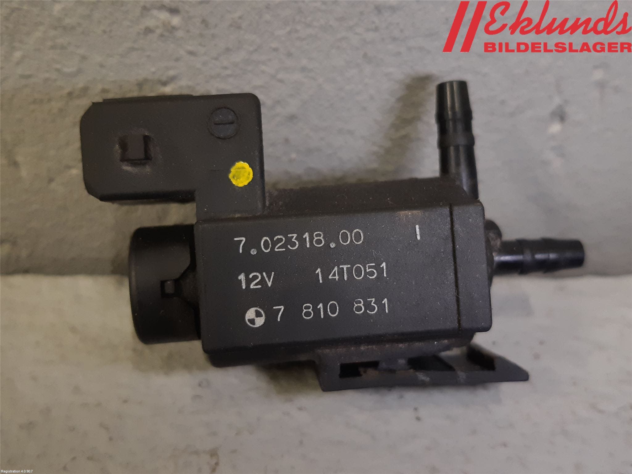 BMW 3 F30/F31/F80 12-19 Vakuumventil