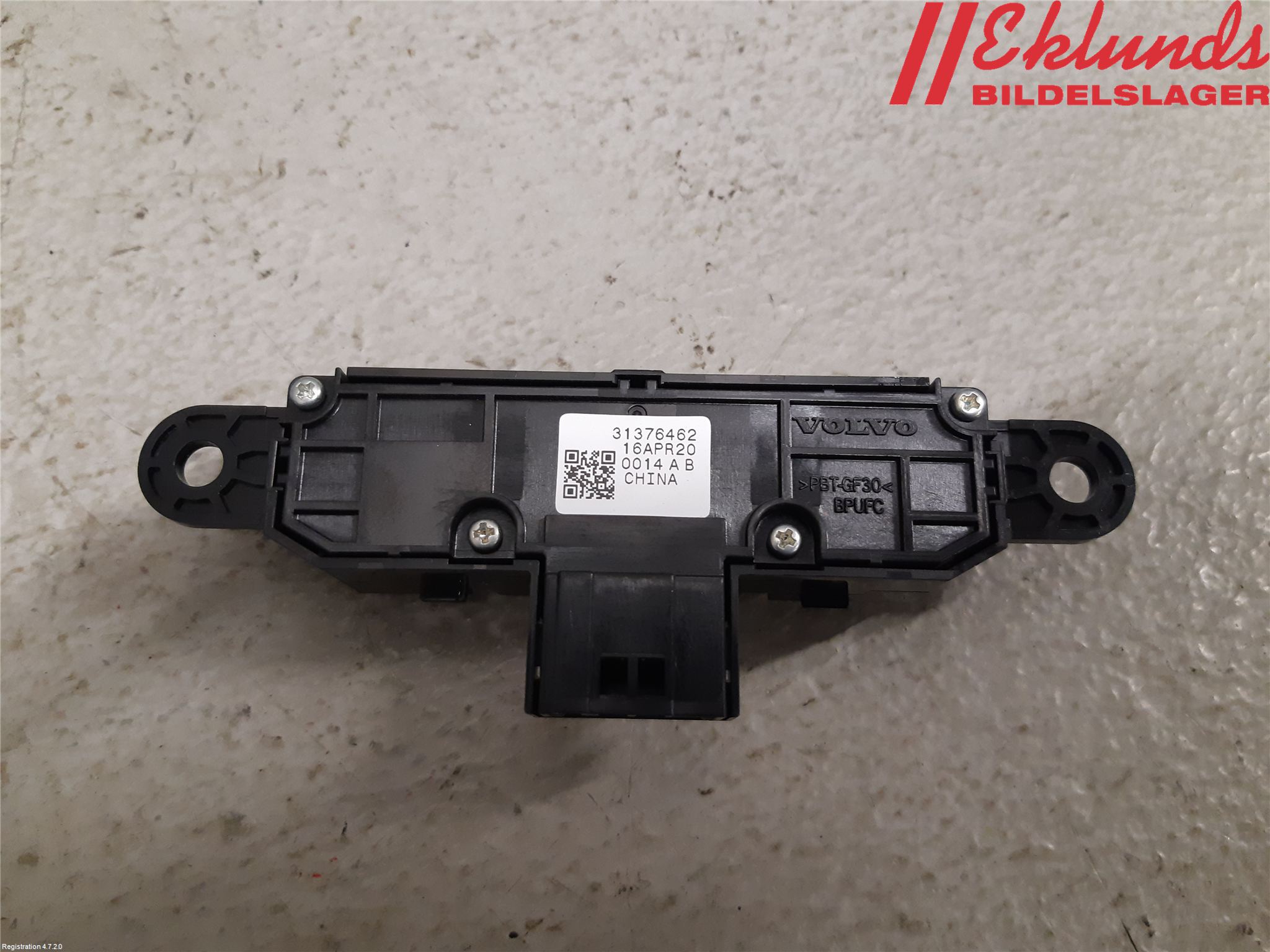 Volvo XC90/RECHARGE 16- Strömställare Stolminne