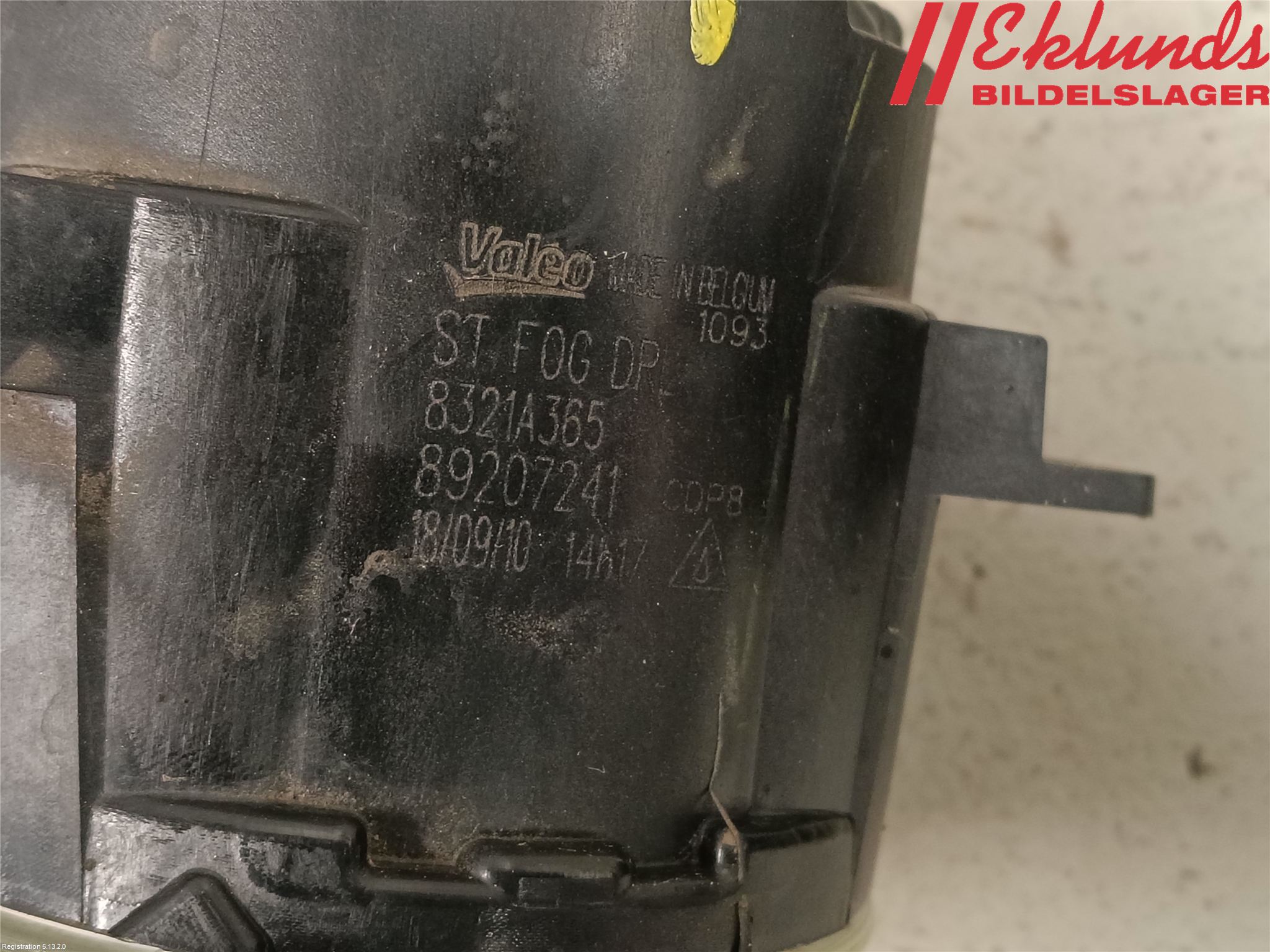 Mitsubishi ASX 10-22 Dimljus-Varselljus Fram