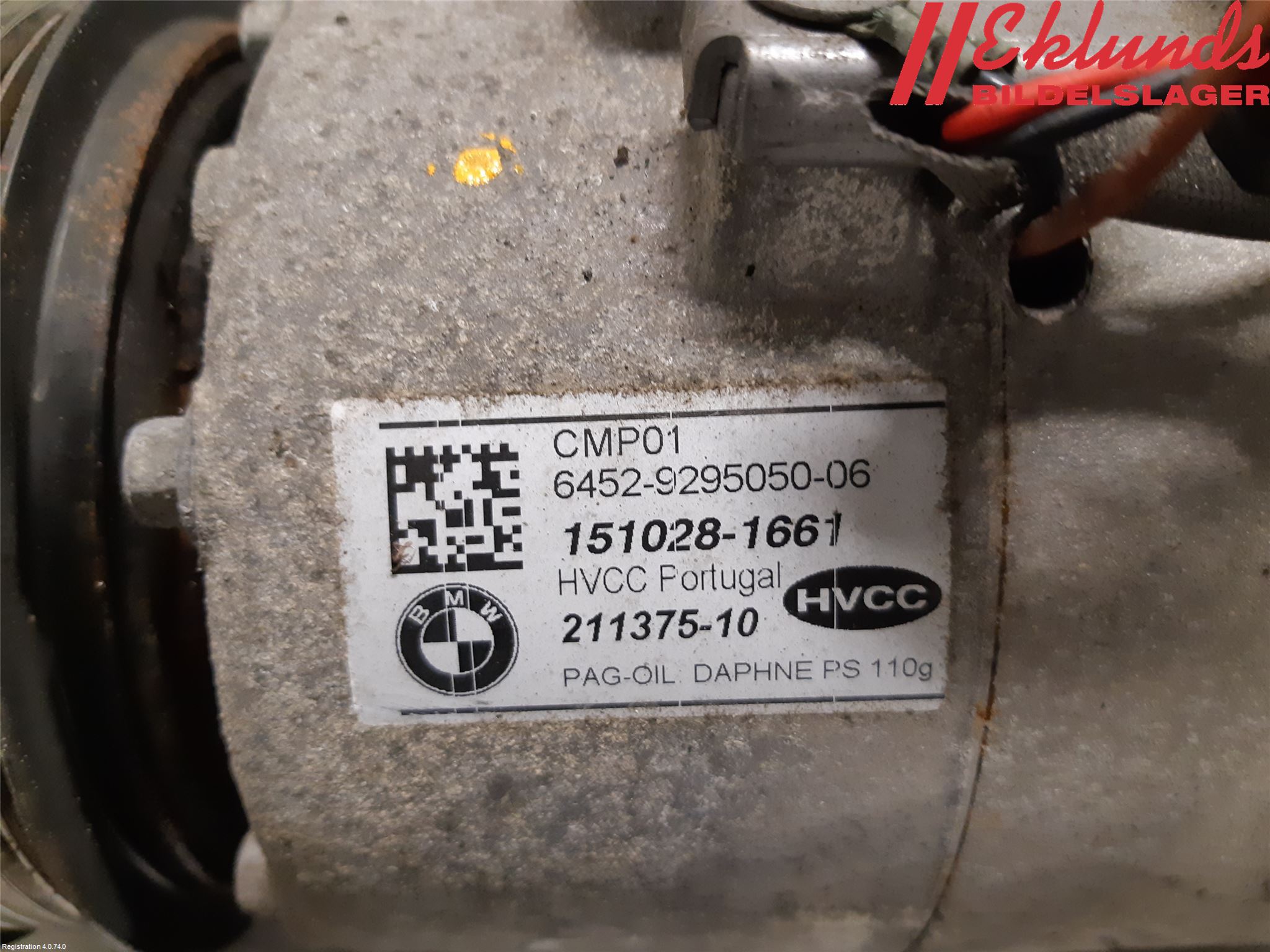 BMW 2 F45 Active Tourer 14-21 Ac Kompressor