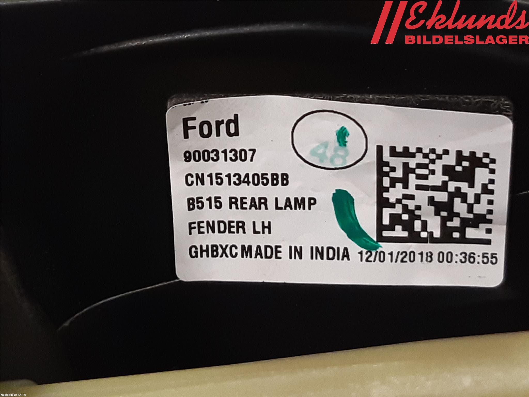 Ford ECOSPORT 17- Bakljus Vänster