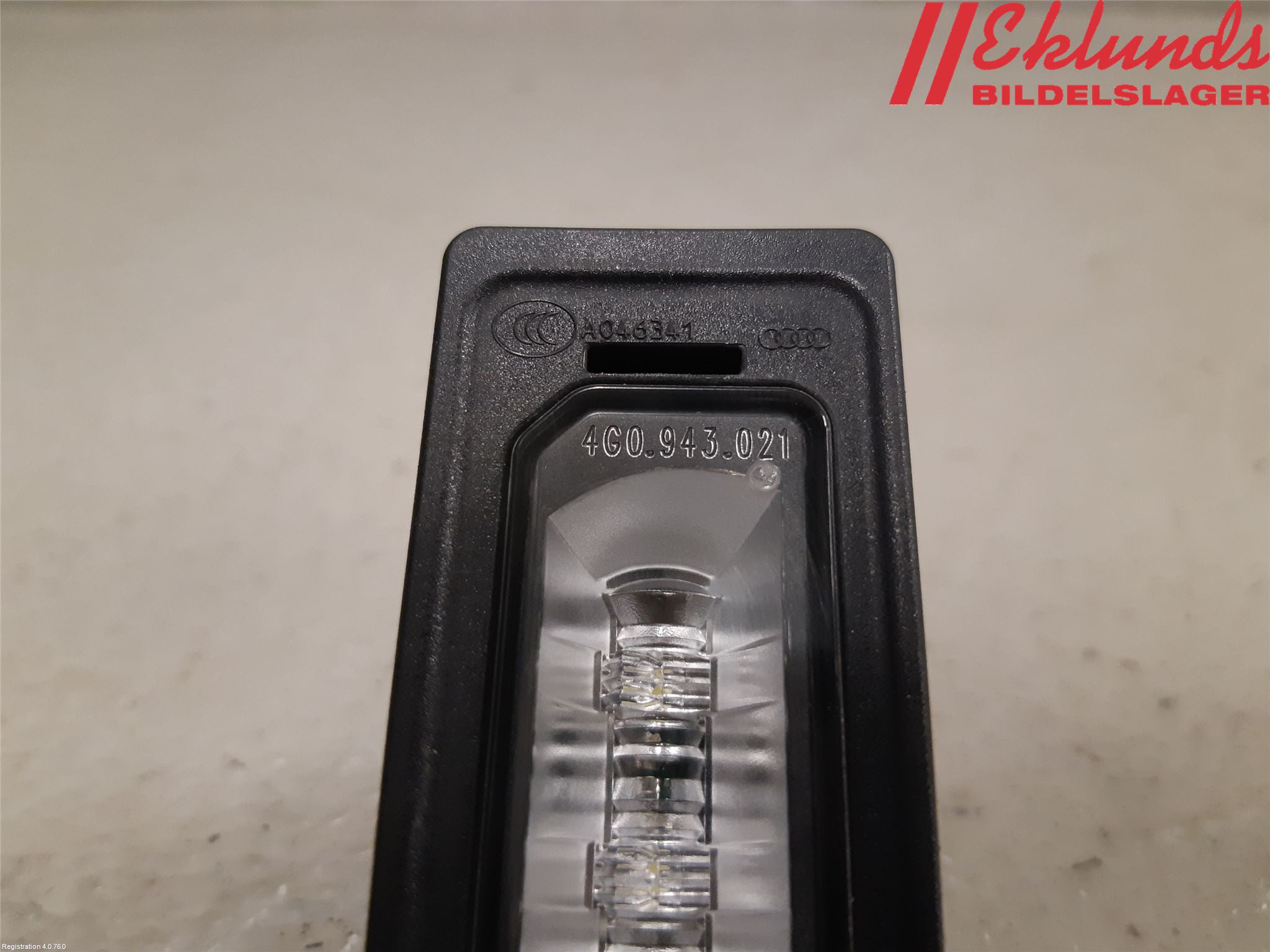 Audi A4/S4 B9 16-19 Skylt Belysning