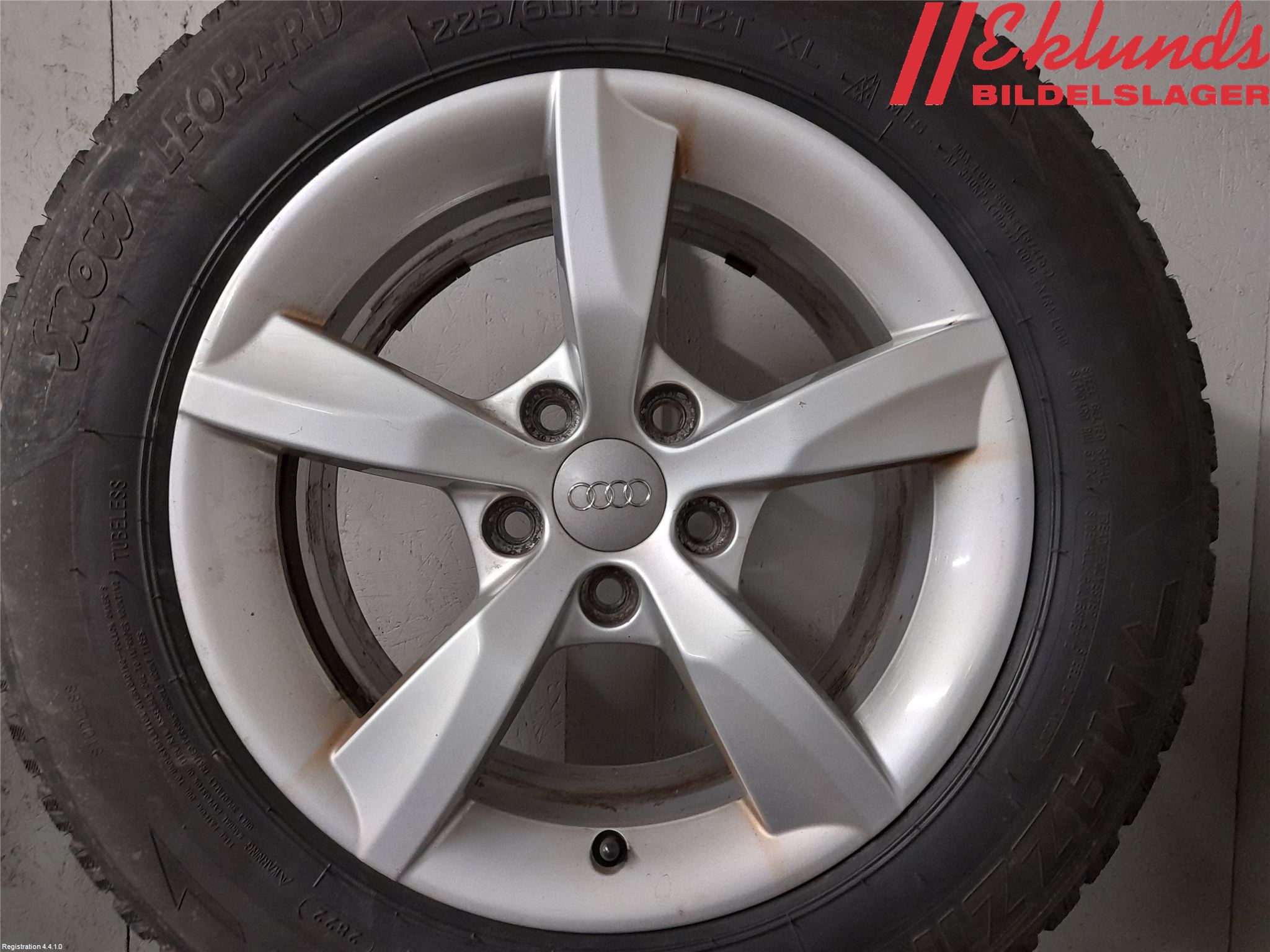 Audi A6/S6 4G 11-18 Vinterdäck Alumfälg 4St