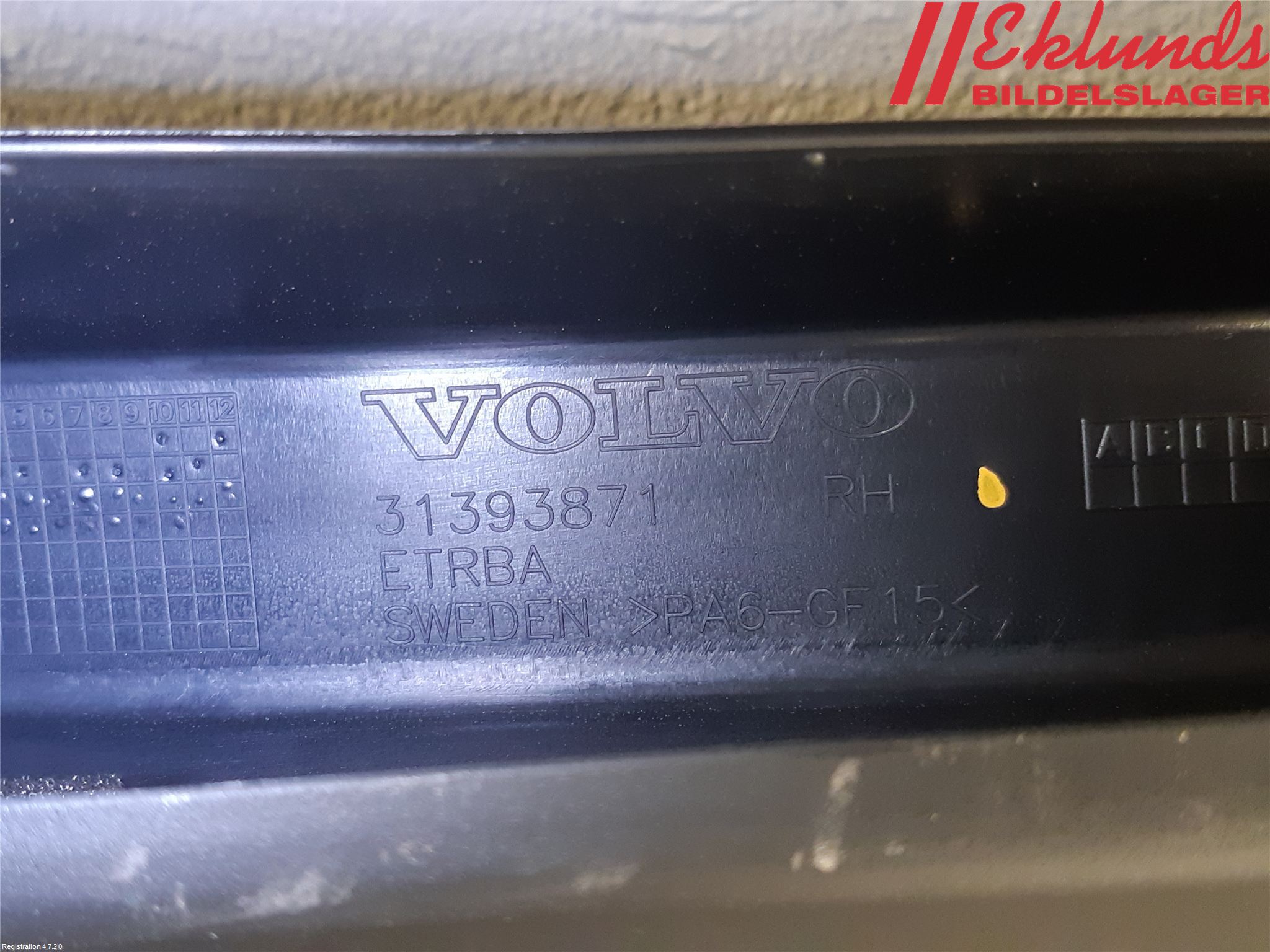 Volvo XC90/RECHARGE 16- Dörr Dekorlist Fram Hö