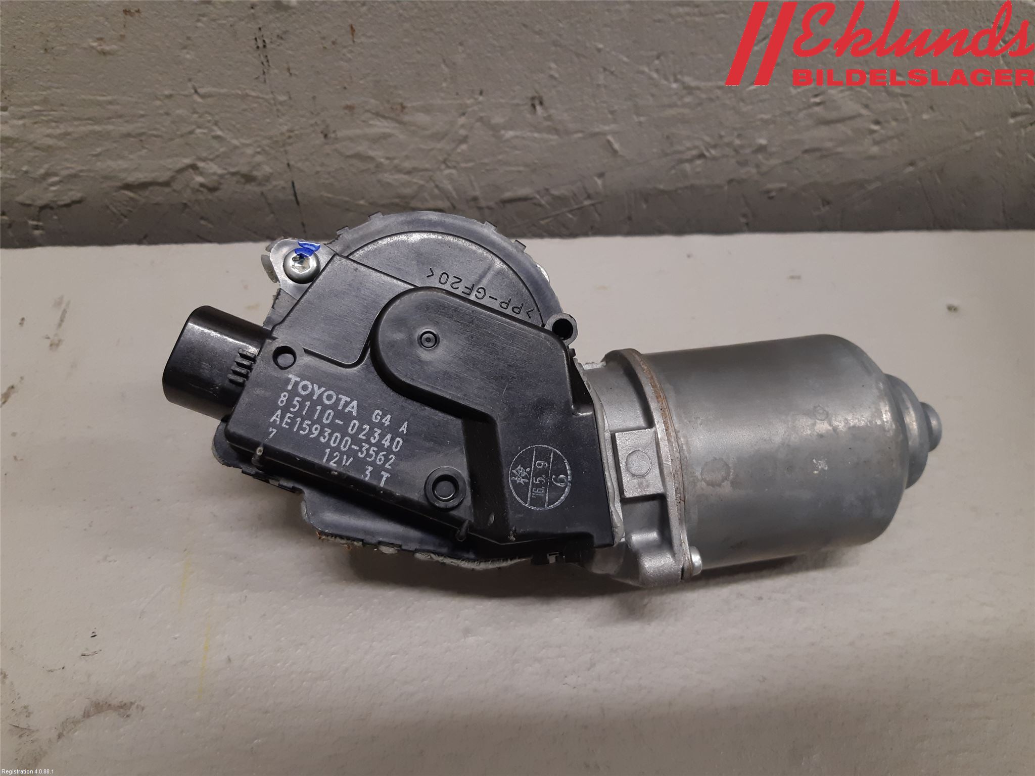 Toyota AURIS 13-19 Torkarmotor Vindruta
