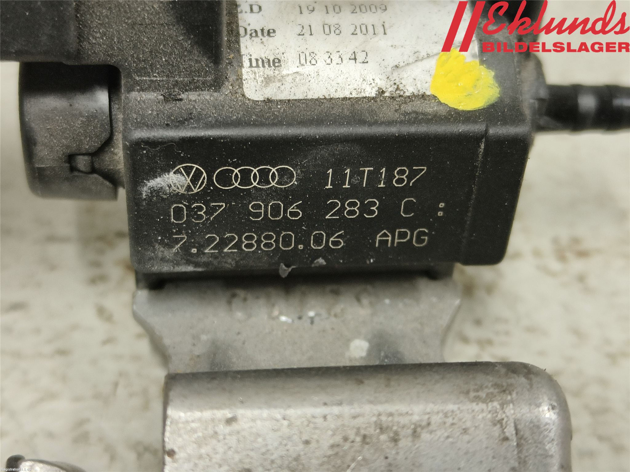 Volkswagen VW POLO 10-17 Magnetventil Laddtryck