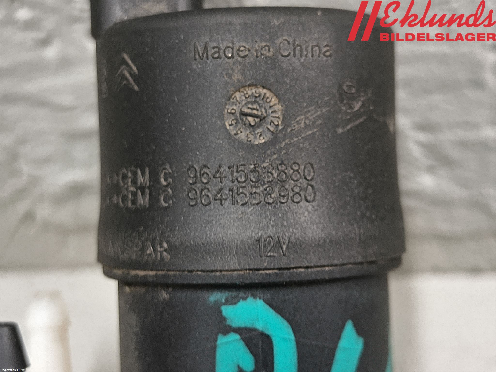 Renault KANGOO II 08-14 Spolarpump Vindruta