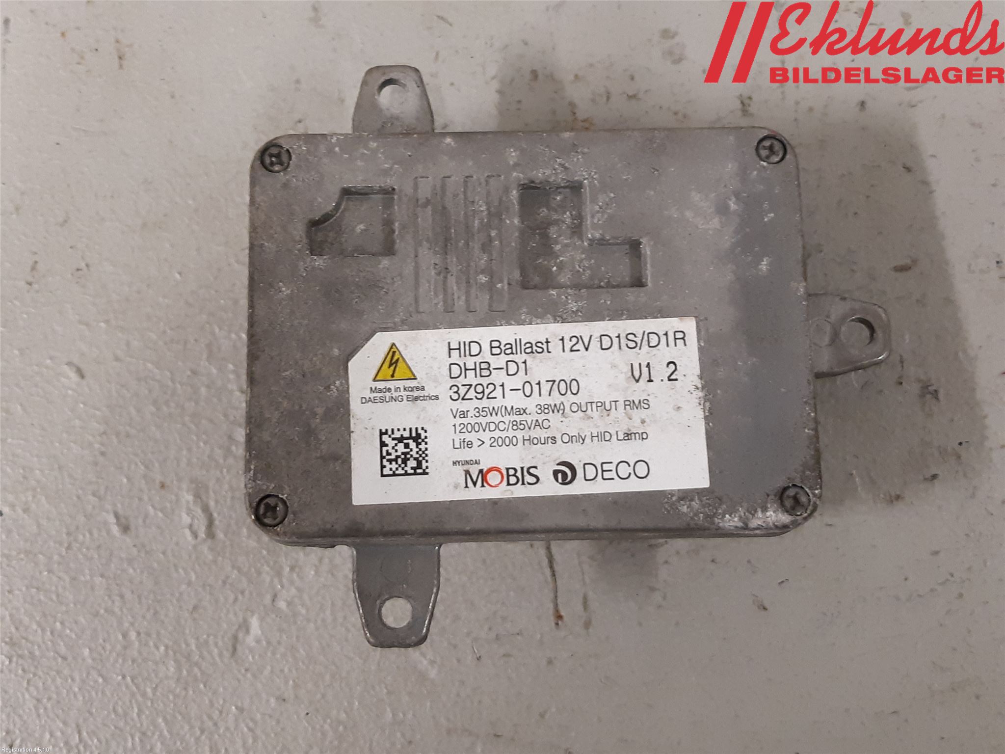 Hyundai i40 08-15 Styrenhet Strålkastare