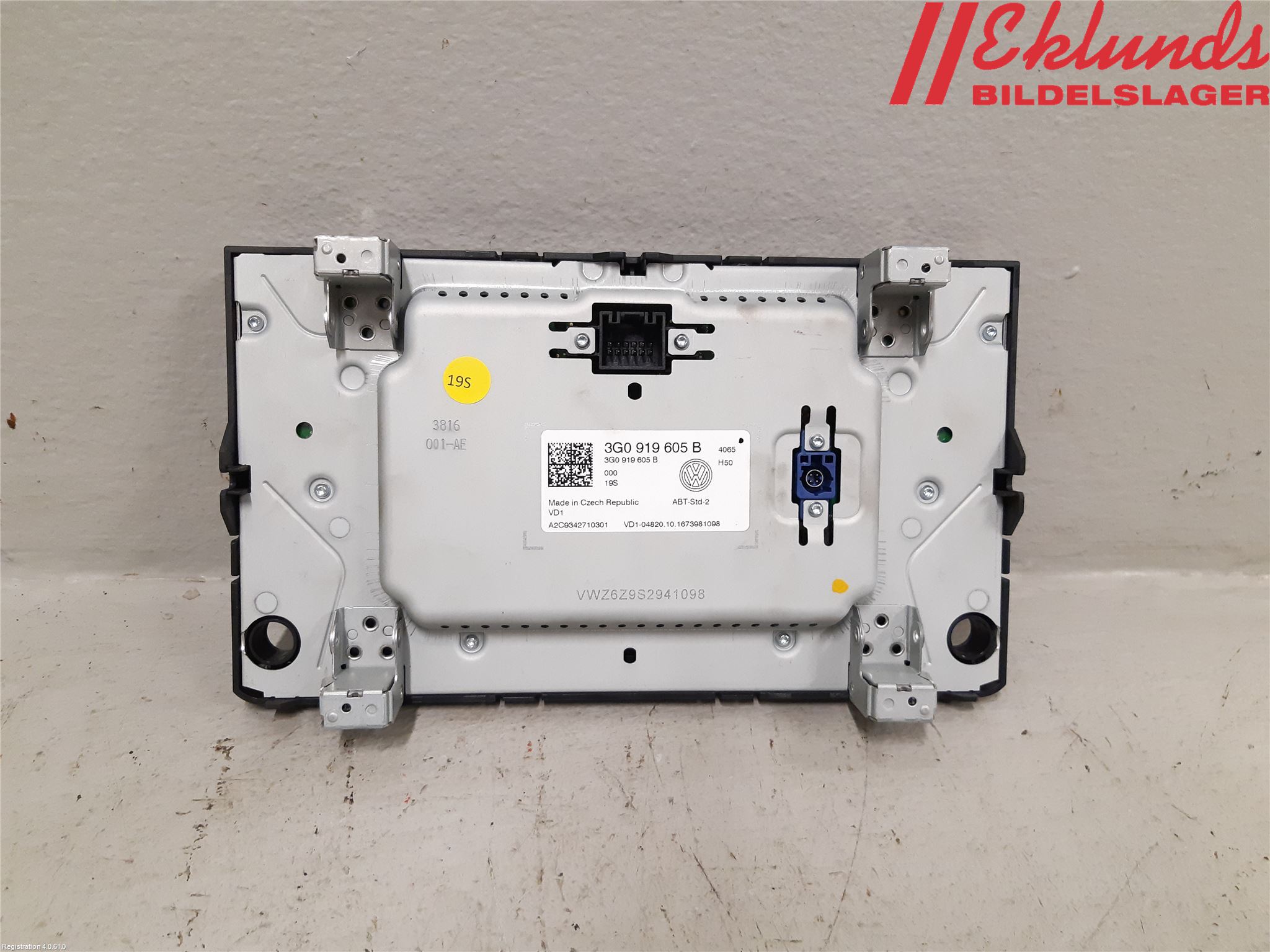 Volkswagen VW PASSAT 15-19 Cd Radio - Multimediapanel