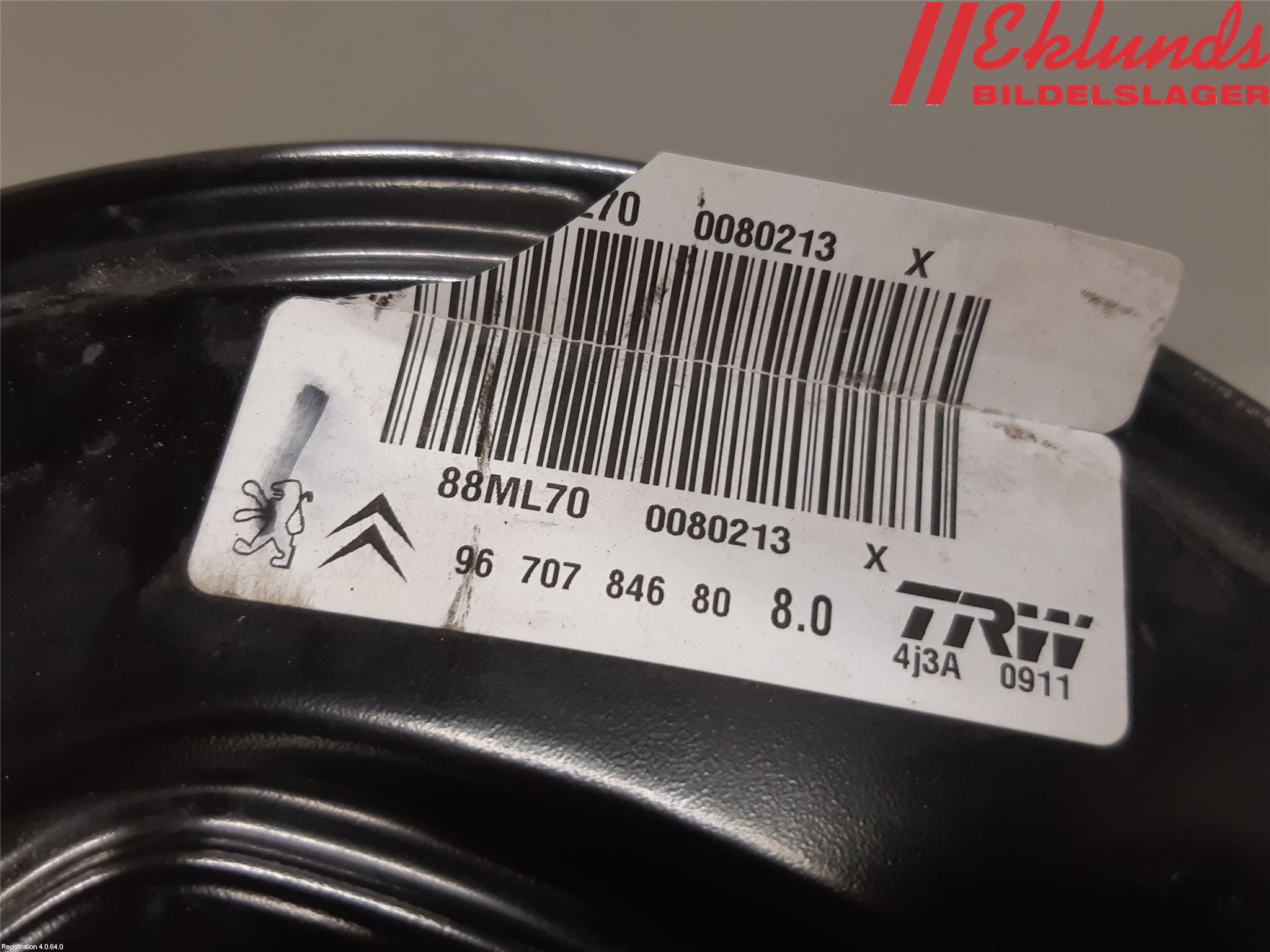 Peugeot PARTNER 08-15 Bromsservo