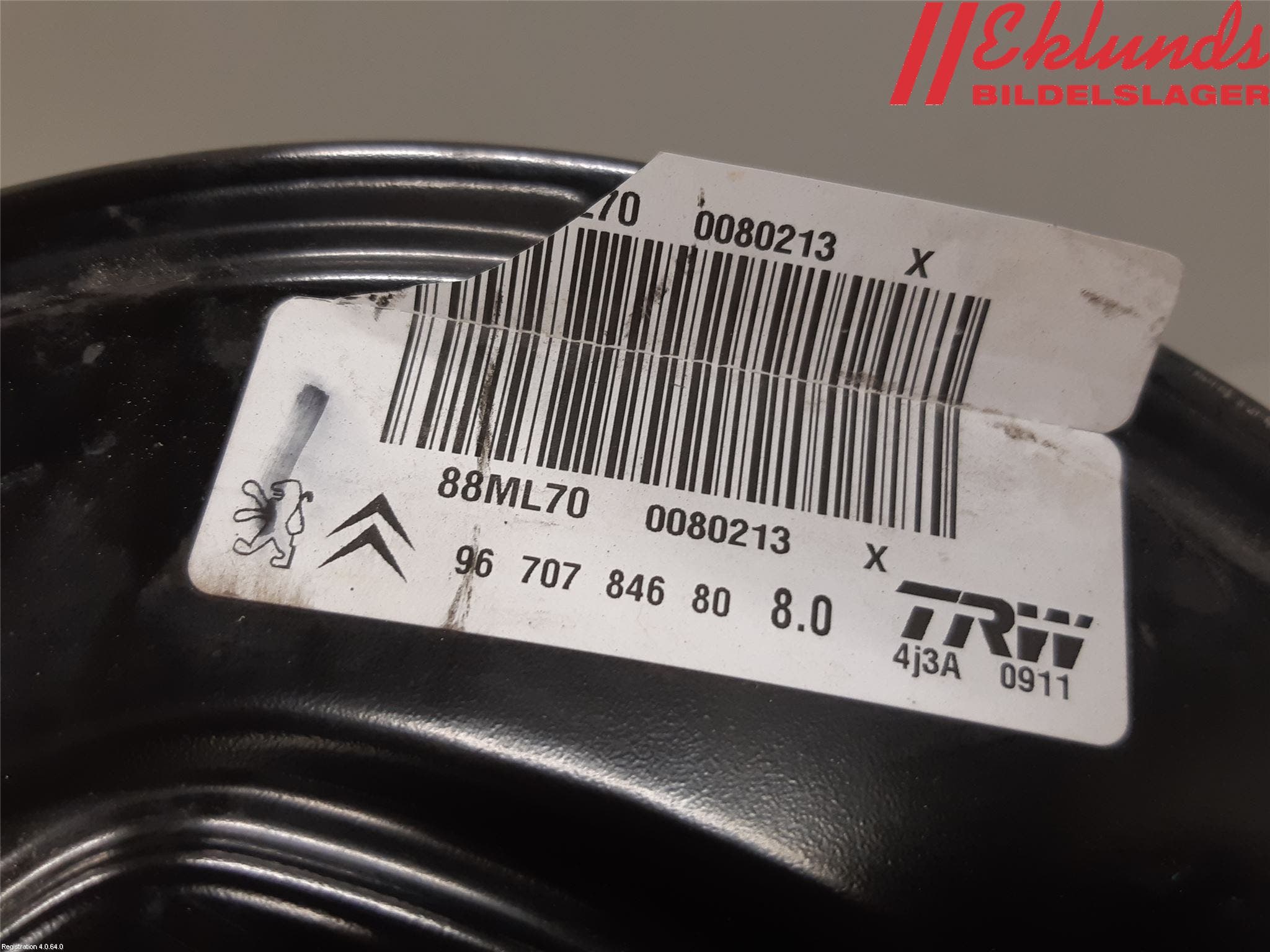 Peugeot PARTNER 08-15 Bromsservo