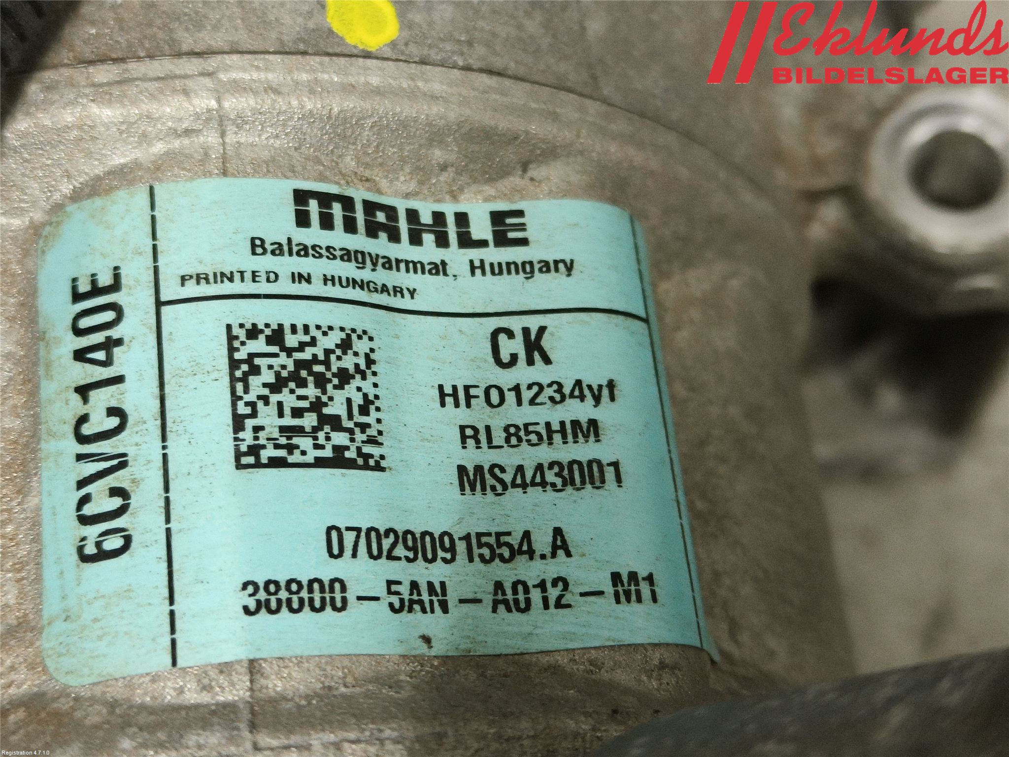 Honda CIVIC 17-22 Ac Kompressor