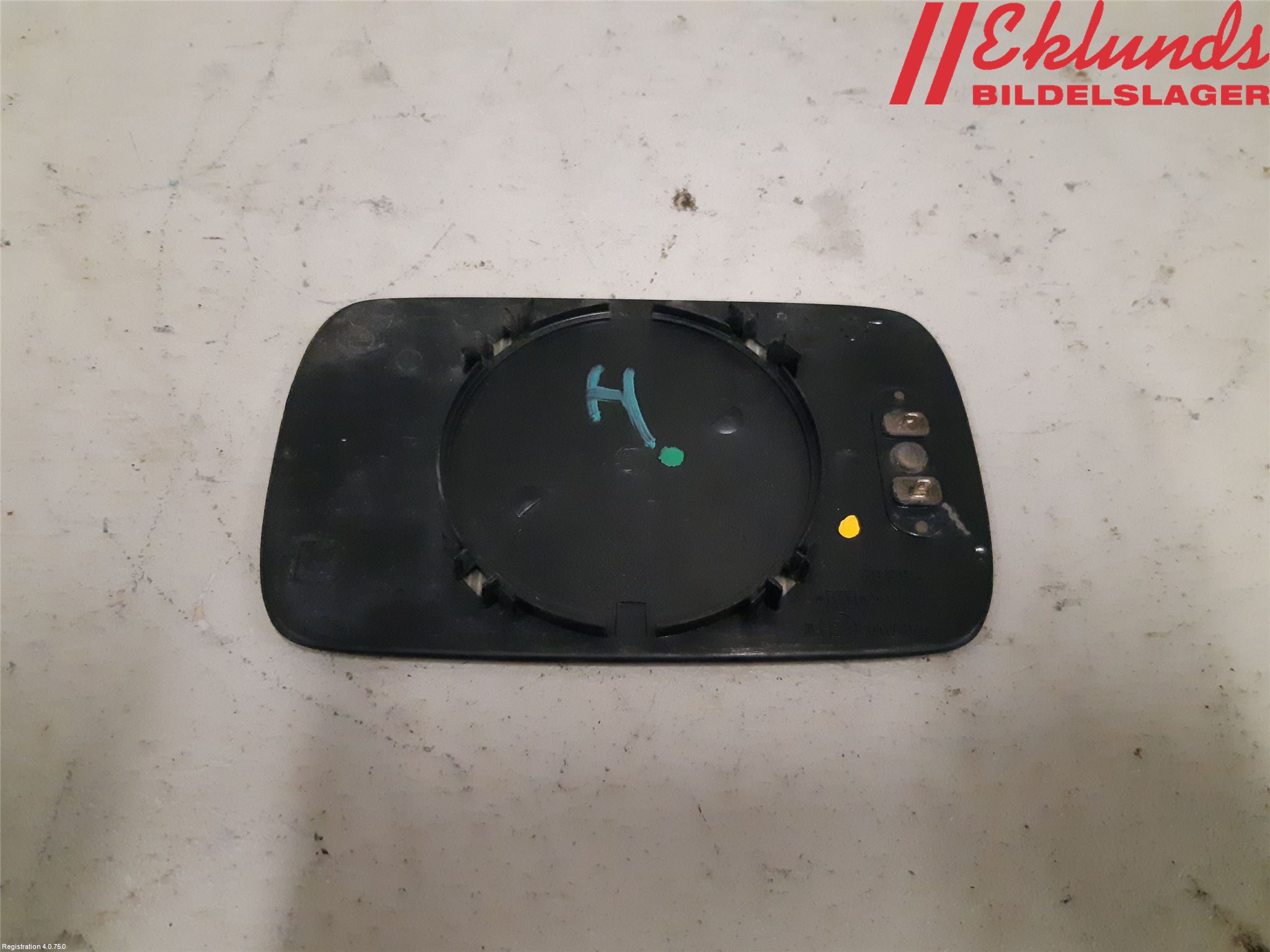 BMW 5 E34      88-96 Spegelglas Hö