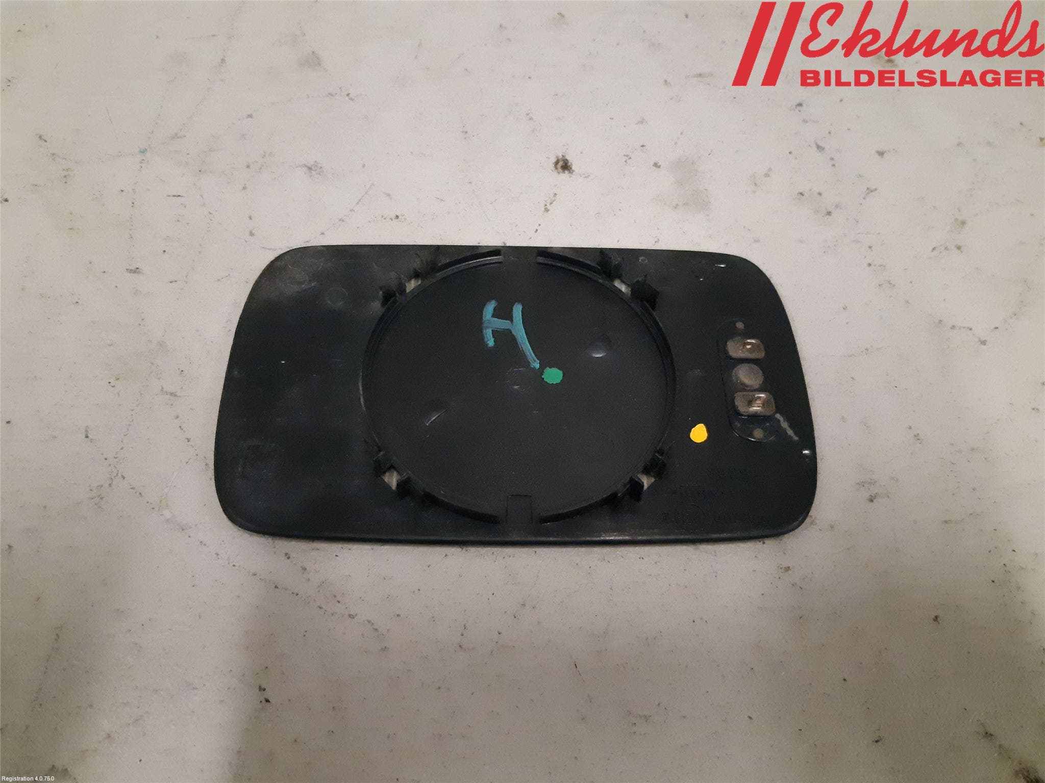 BMW 5 E34      88-96 Spegelglas Hö