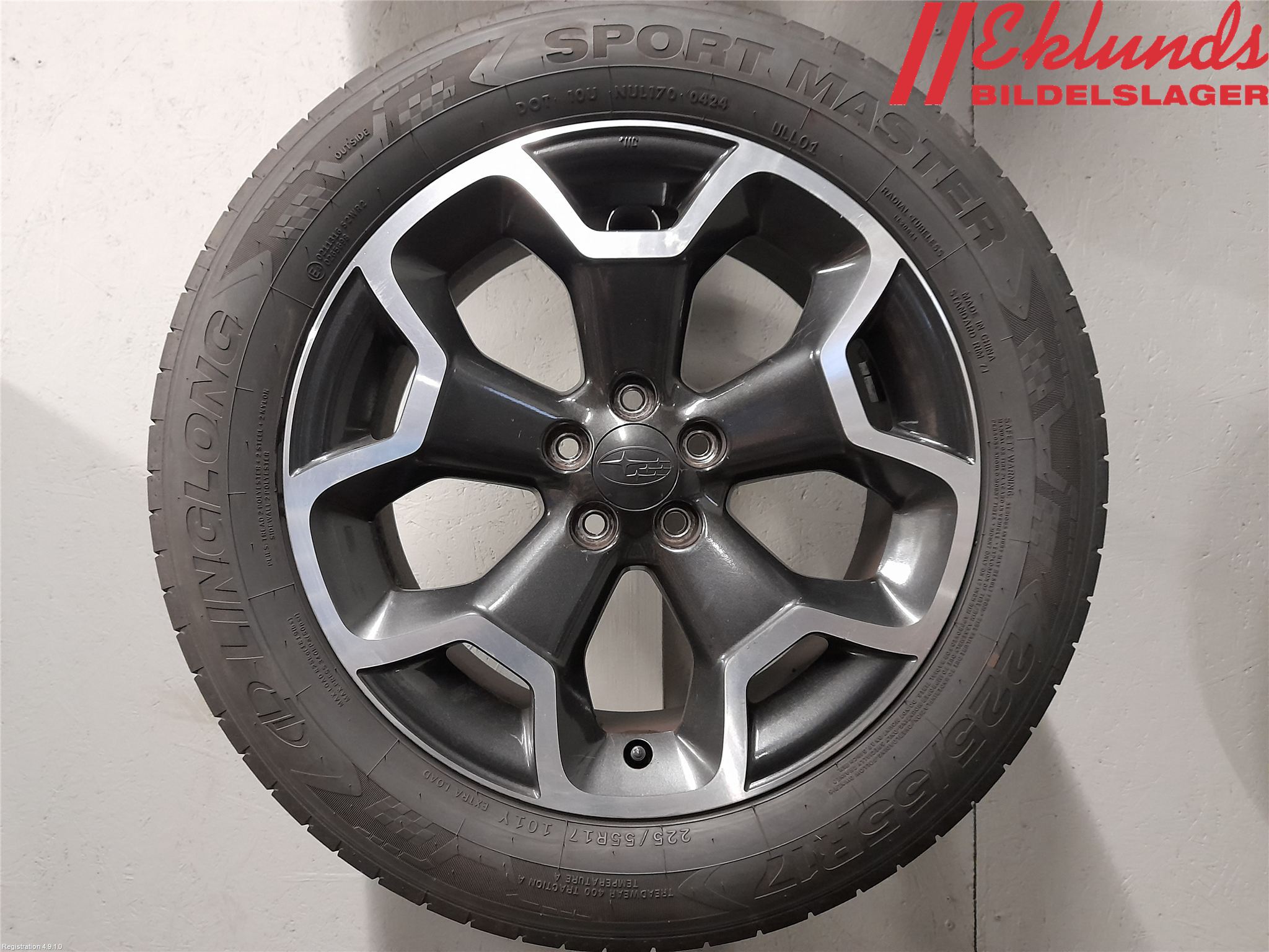 Subaru XV 12-17 Sommardäck Alumfälg 4St