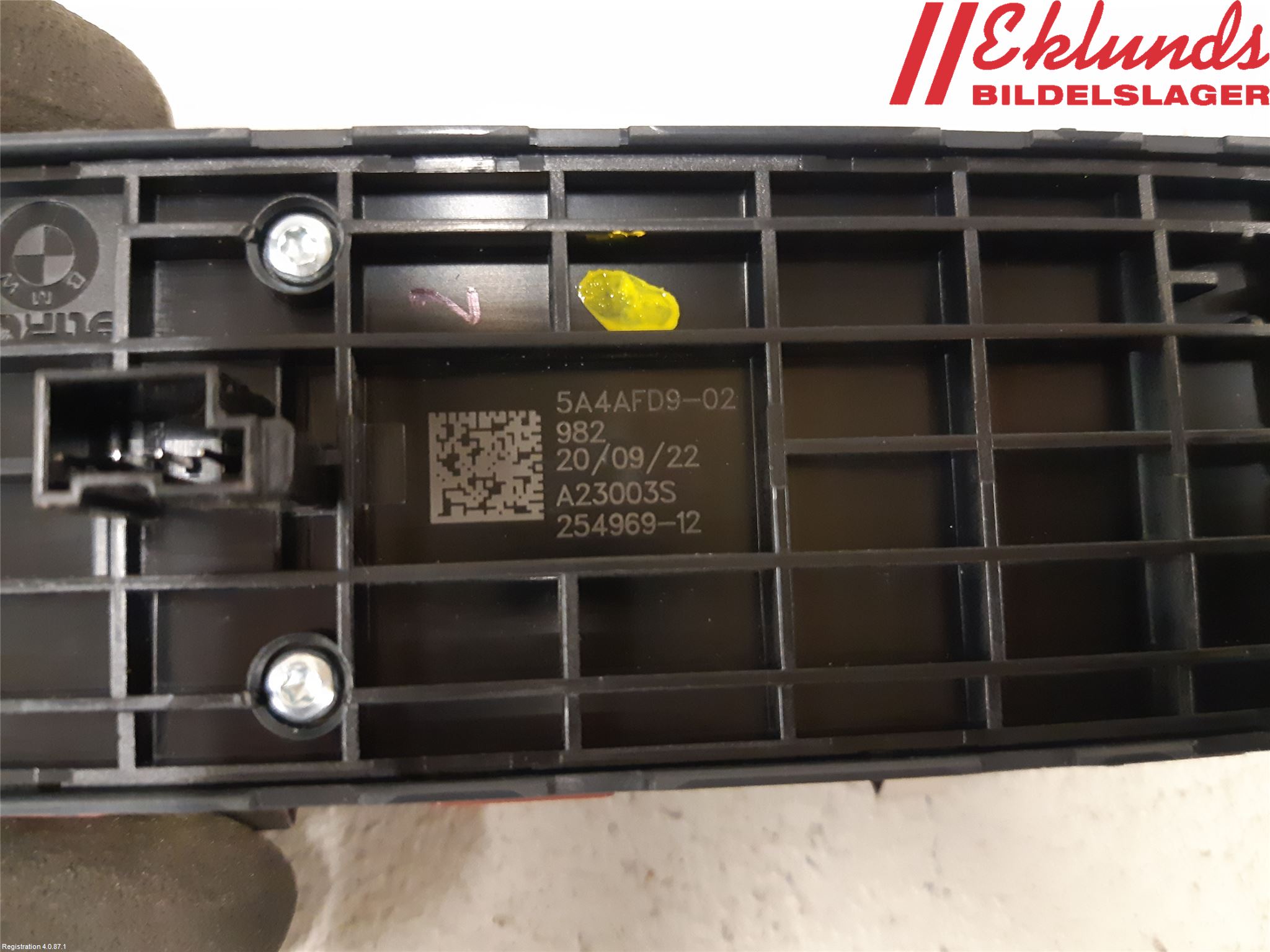 BMW iX I20 22- Strömställare Elhiss