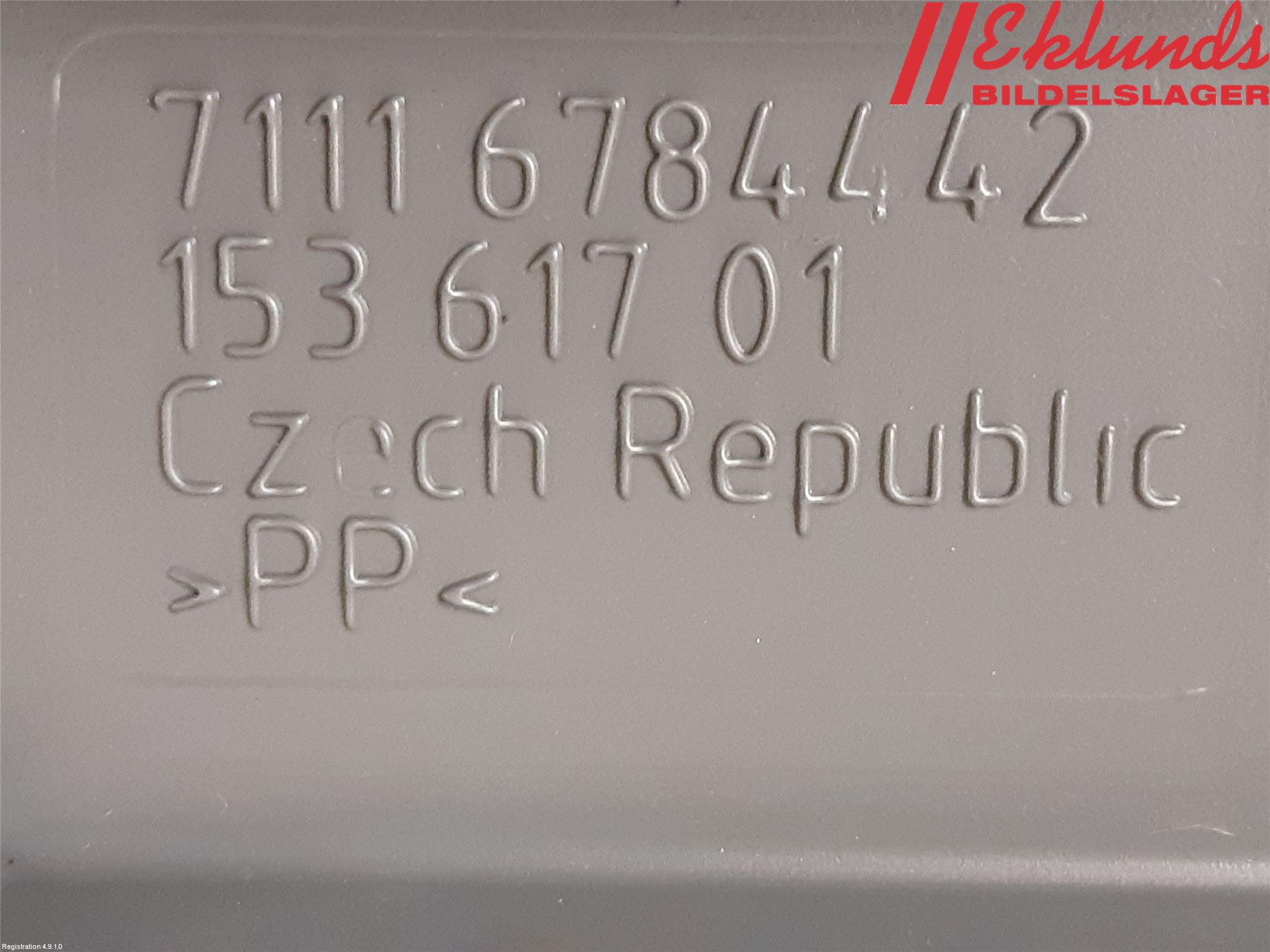 BMW 7 F01/02/03/04 09-15 Verktygsfack-Förvaring